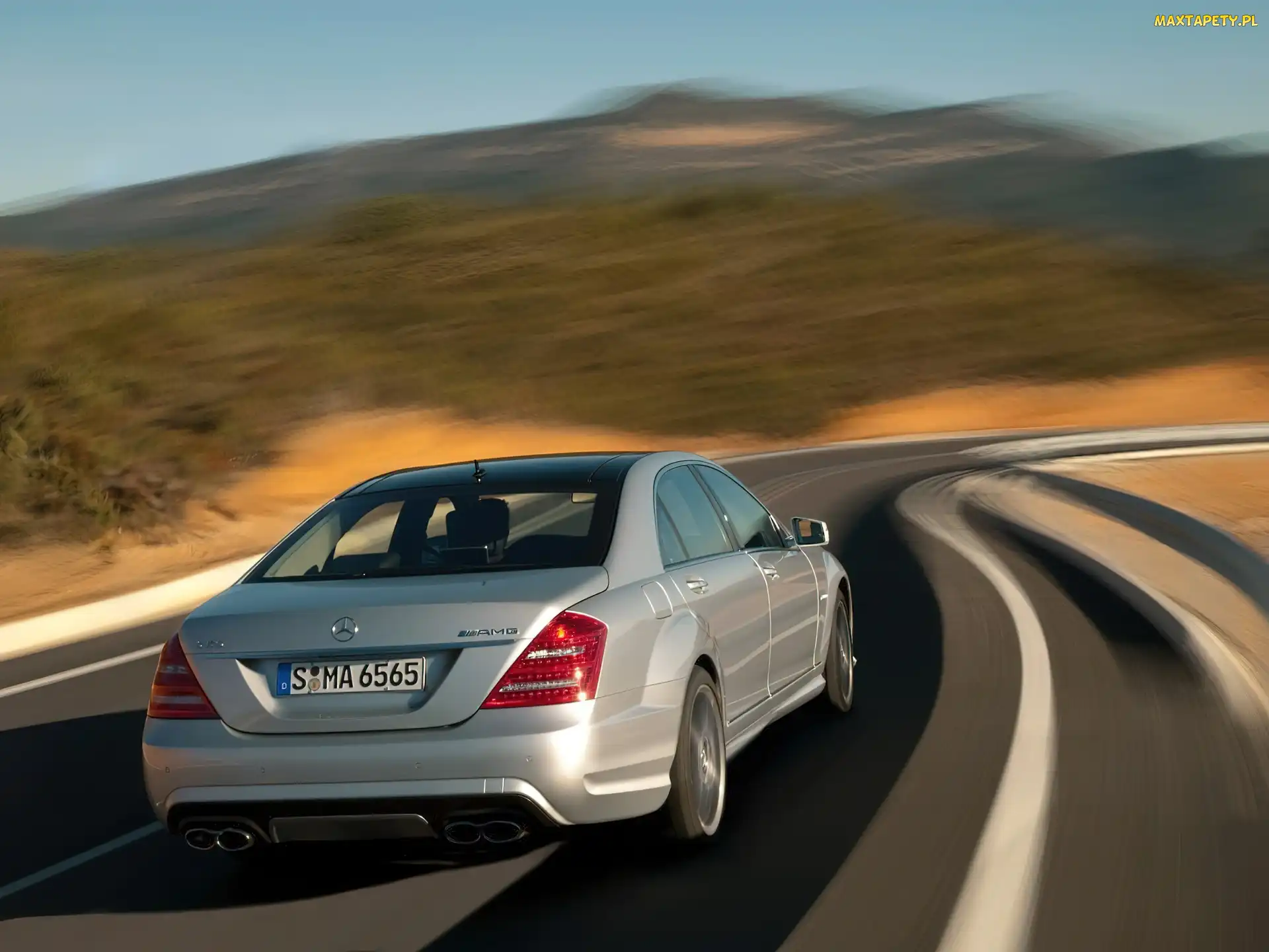 Zakręty, W221, Mercedes, AMG