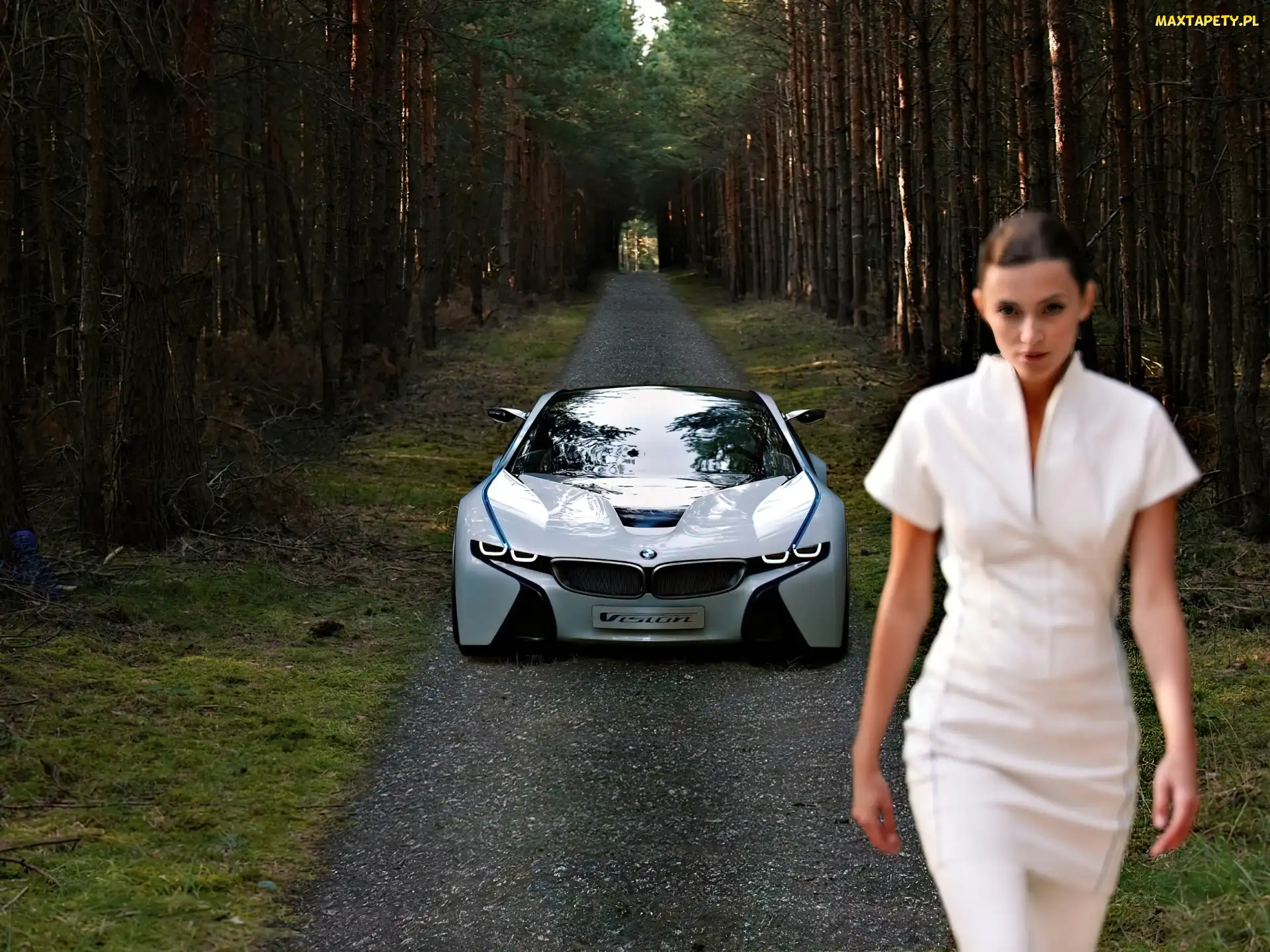 Droga, Modelka, BMW Vision Efficient