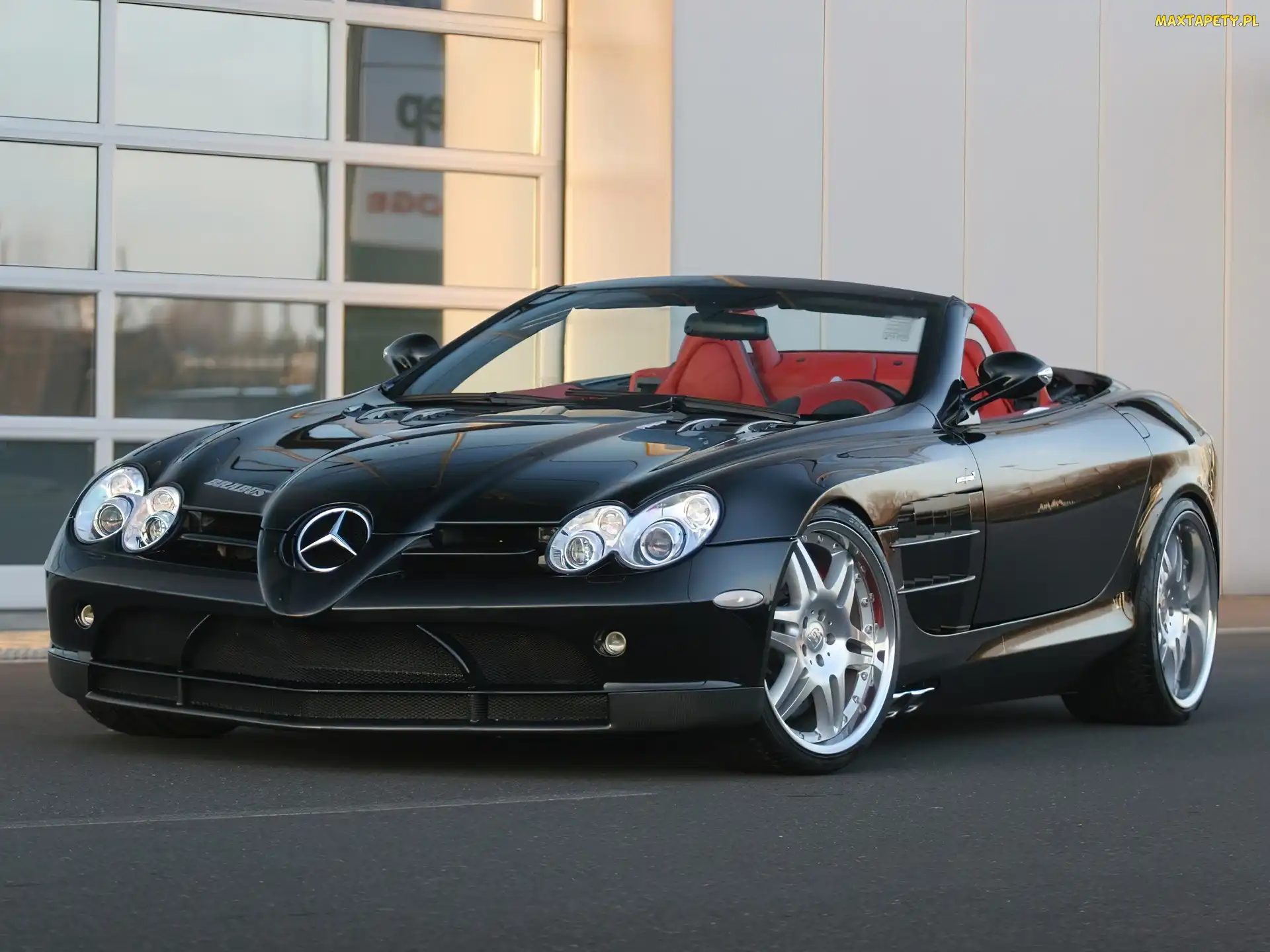Mercedes SLR, Skóry, Czerwone, Brabus