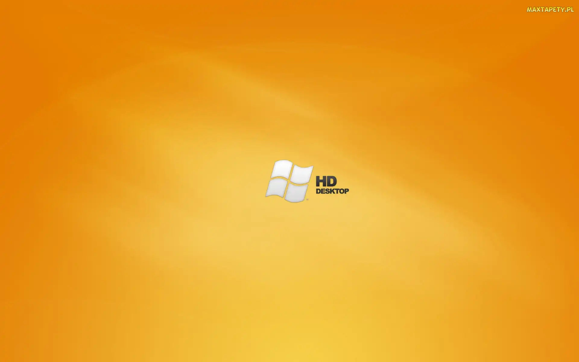Tapeta, Windowsa, Logo, Z, Pomarańczowa