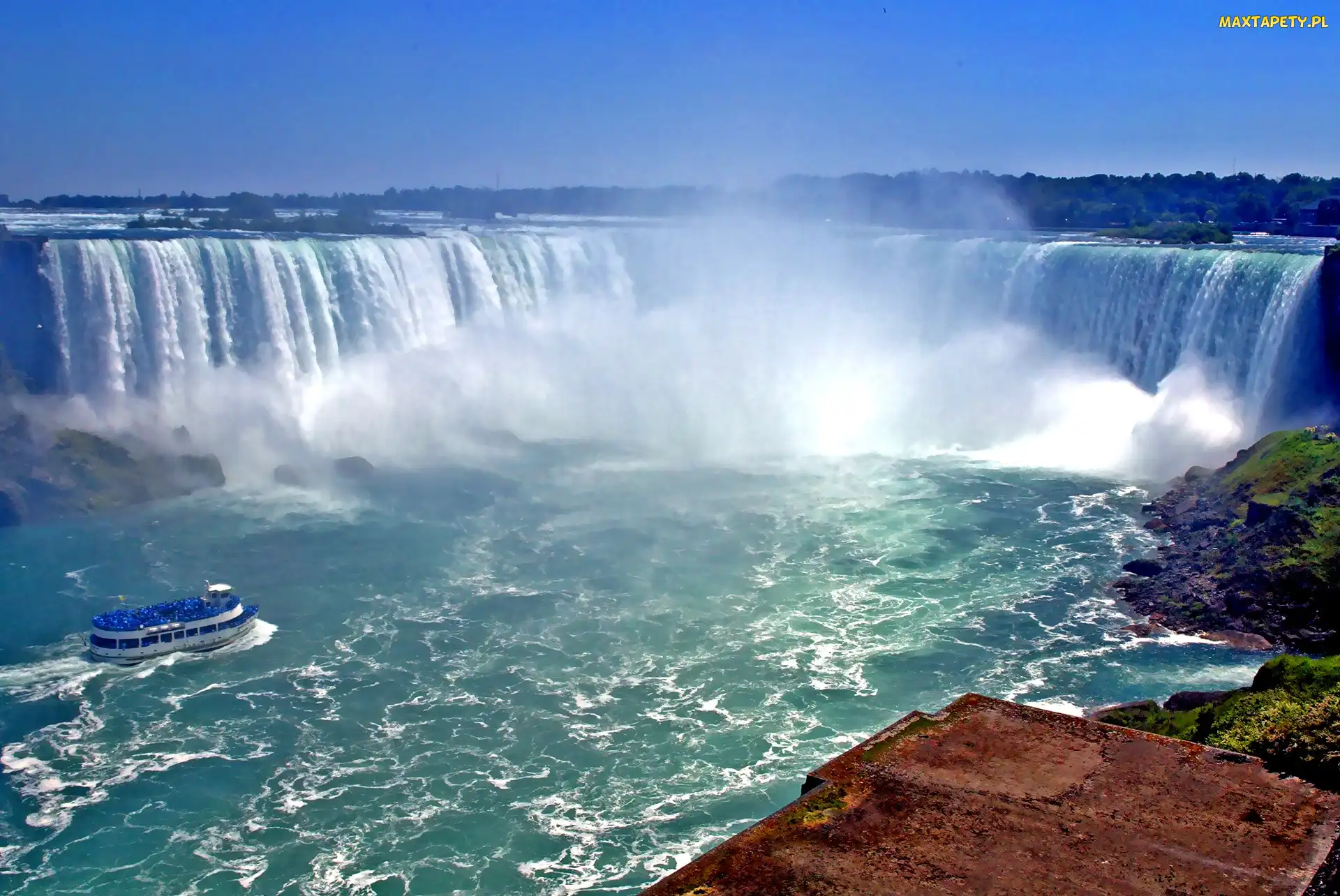 Niagara, Woda, Wzburzona, Wycieczki, Wodospad