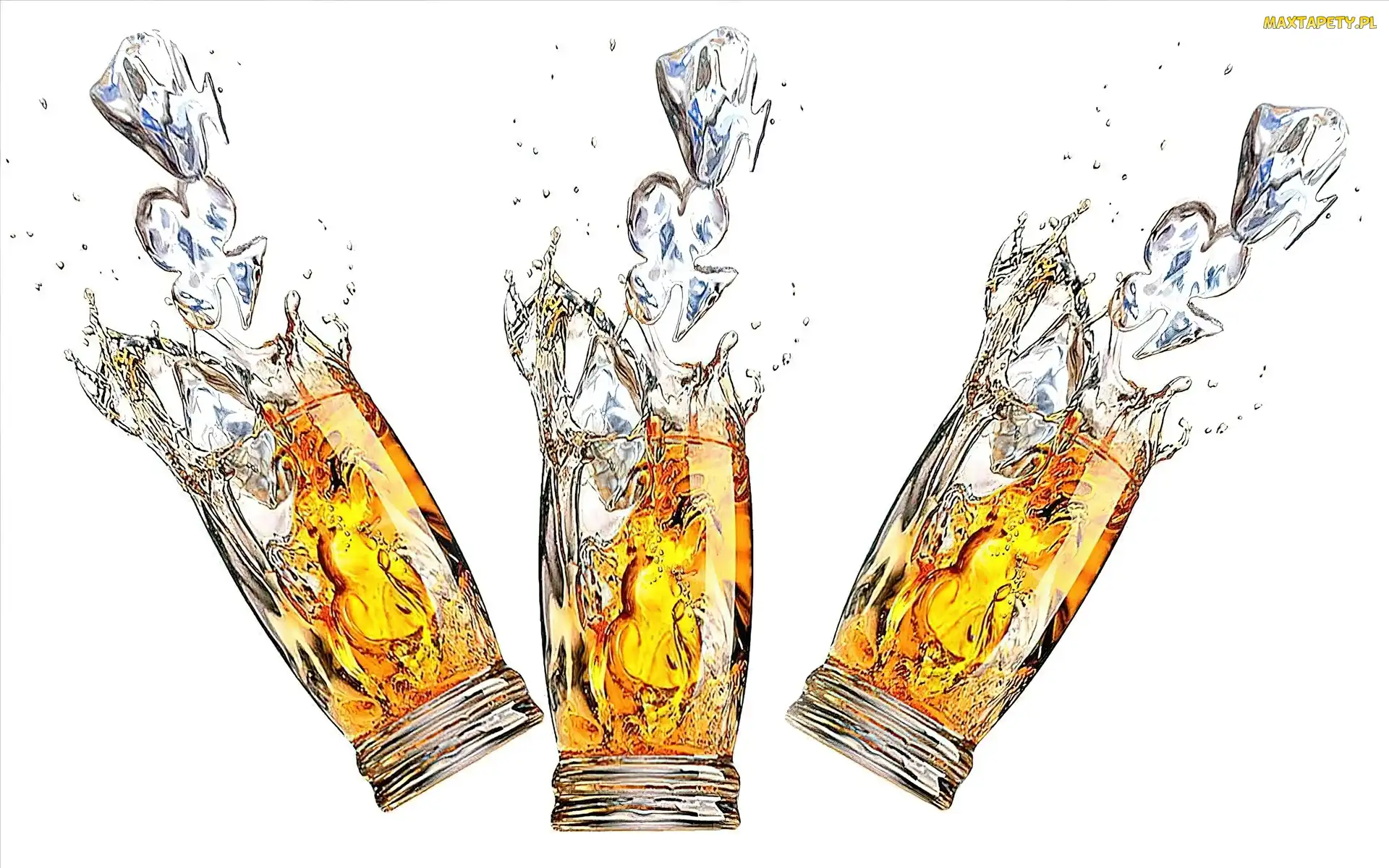 Drinki, Lodu, Kostki, Szklanki