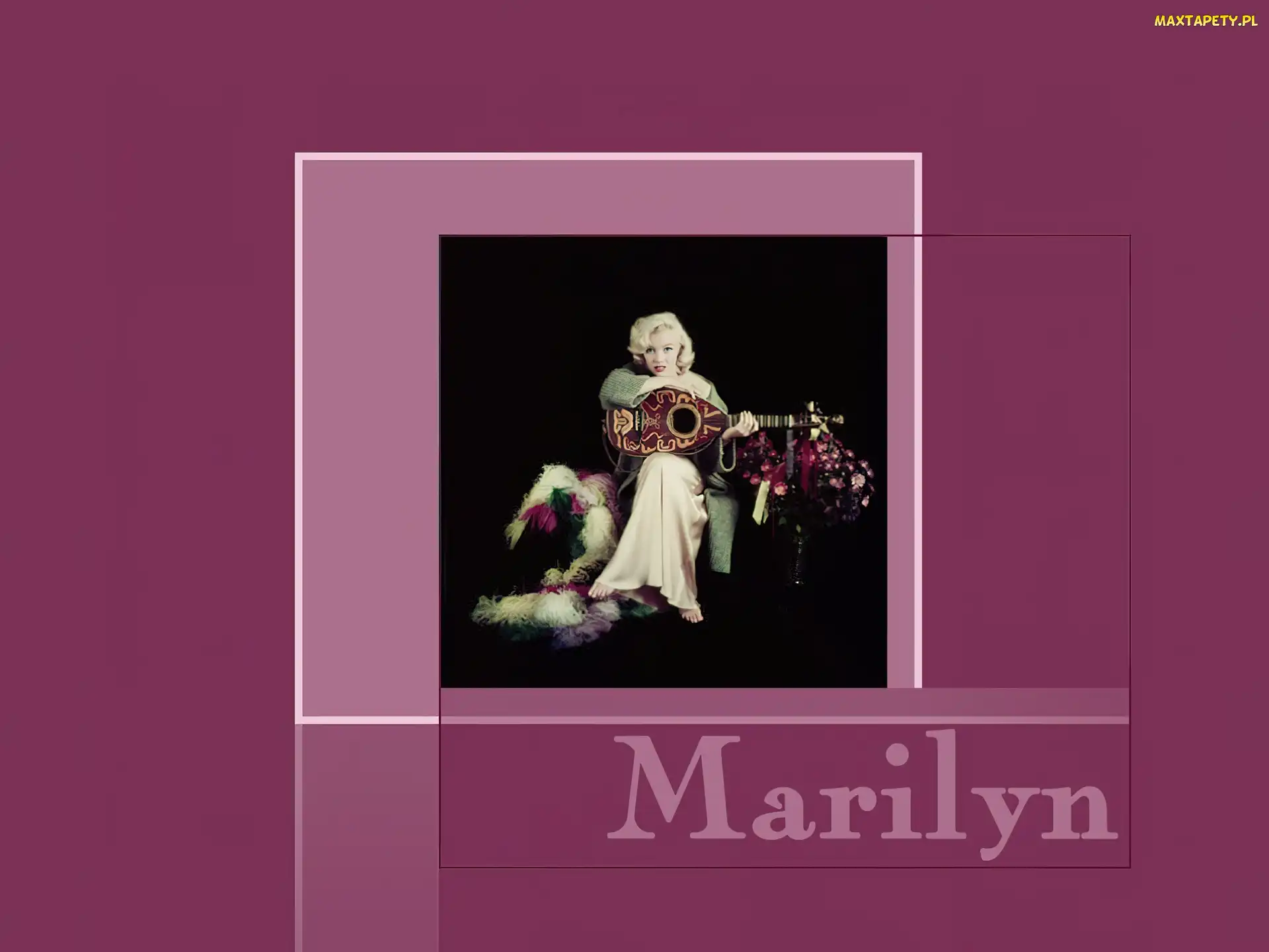 Gitara, Ramka, Marylin Monroe