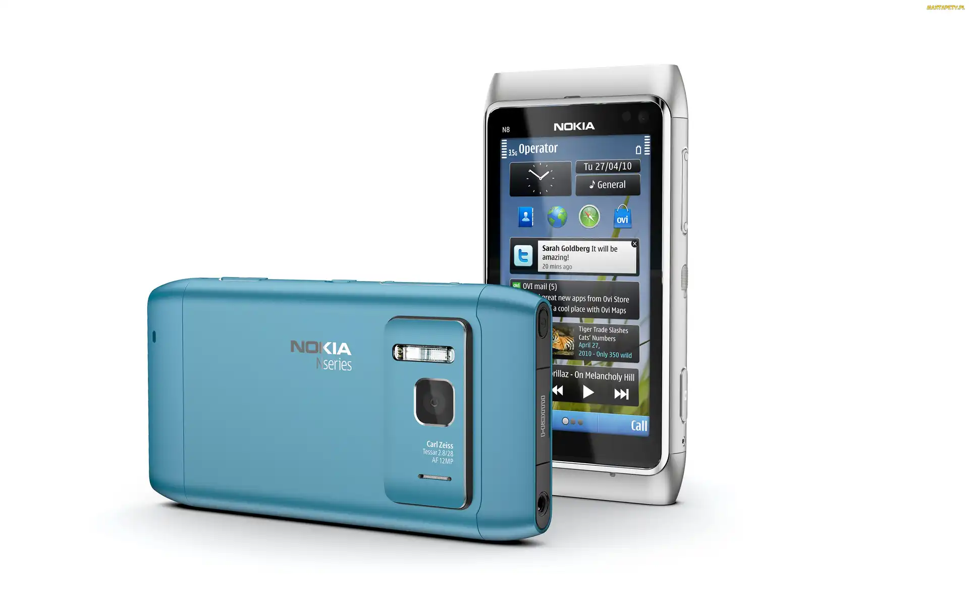 Przód, Tył, Nokia N8