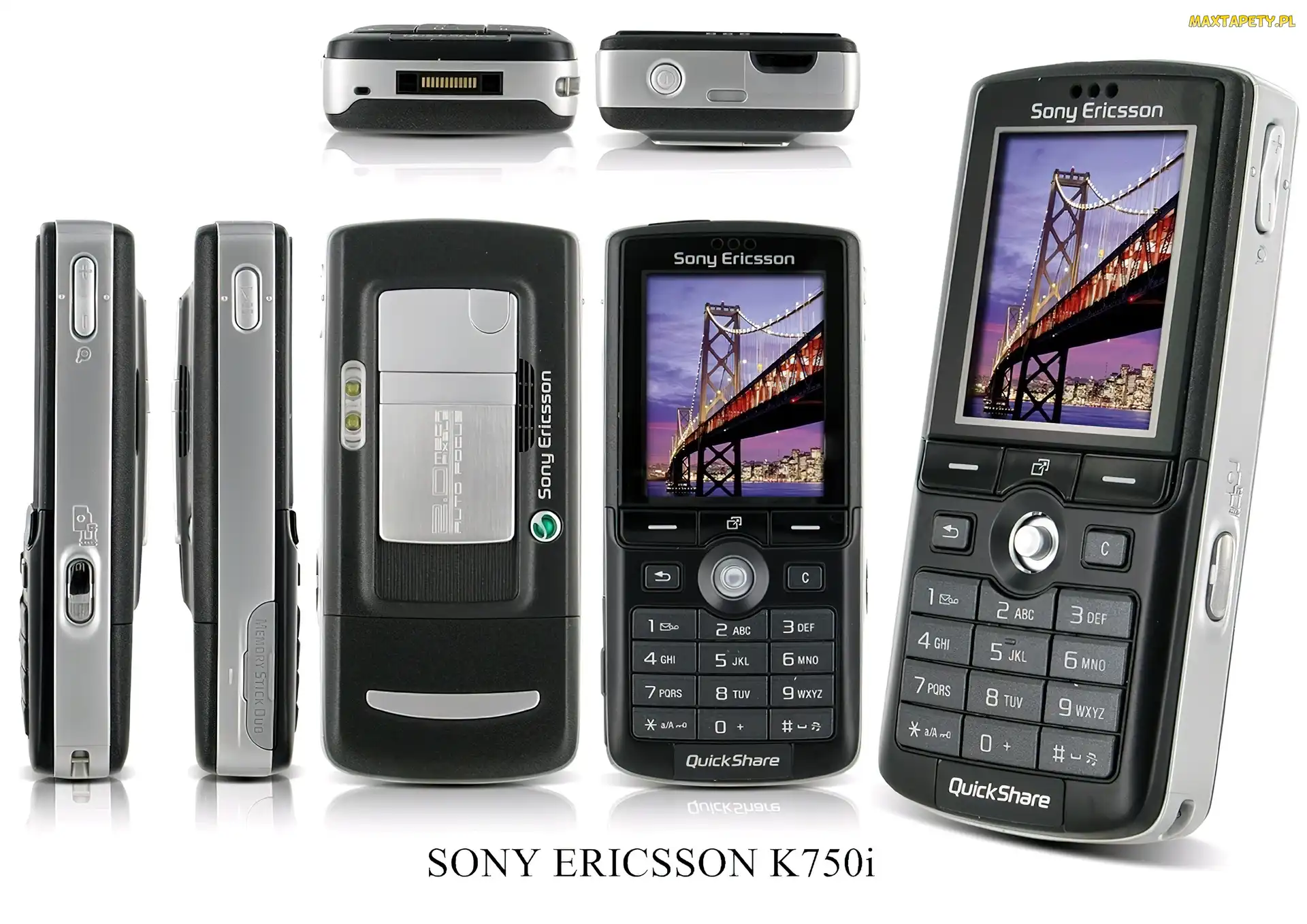 Tył, Przód, Sony Ericsson K750i, Profil