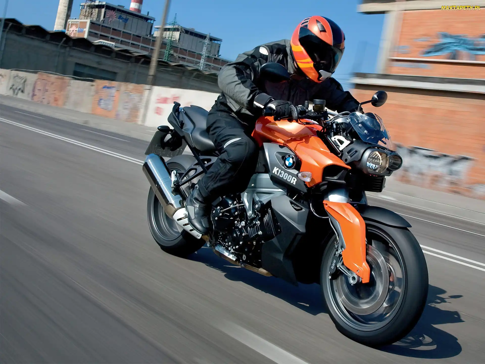 Miasto, Motocyklista, BMW K1300R