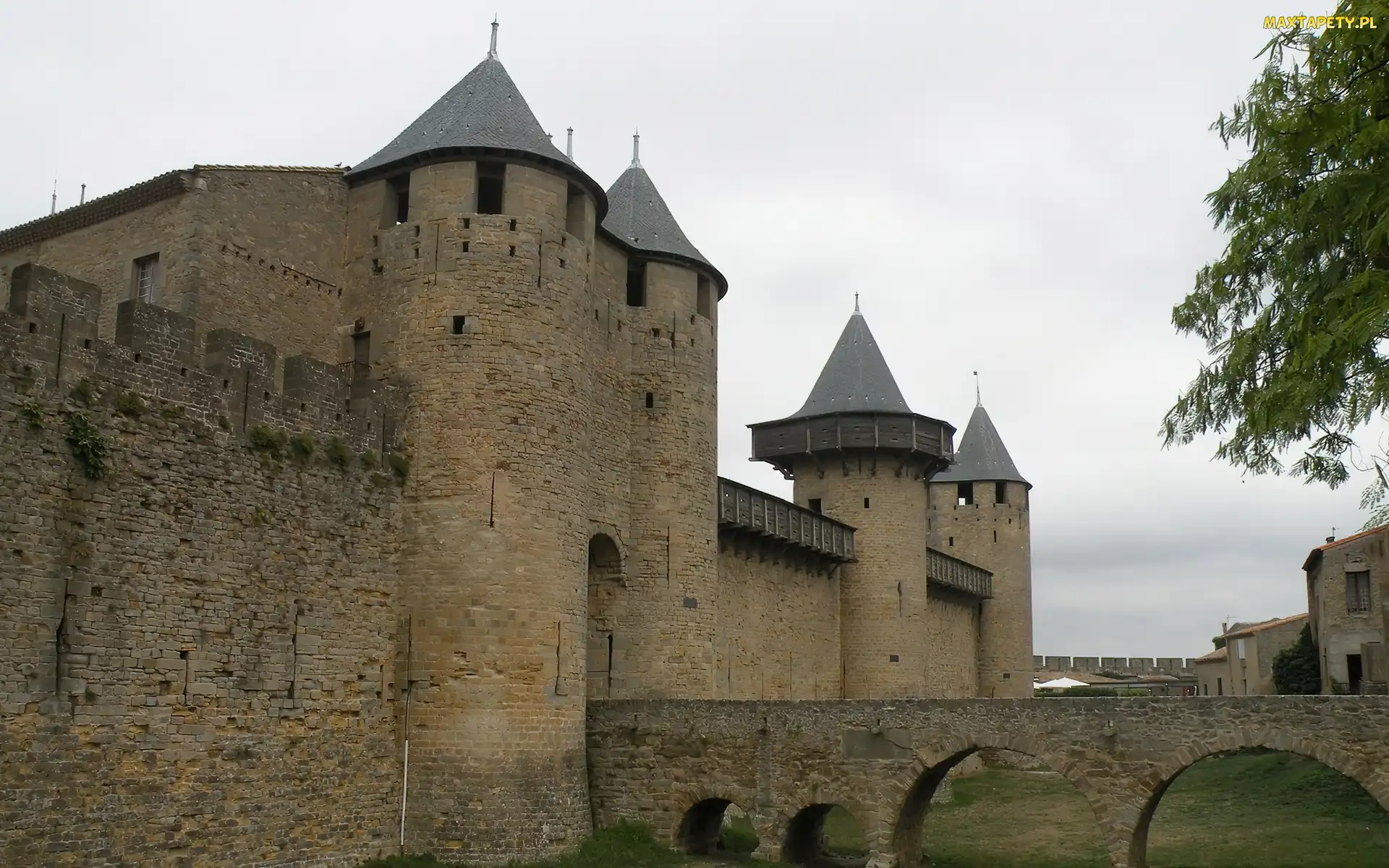 XIII, Francja, Carcassonne, Wiek, Zamek