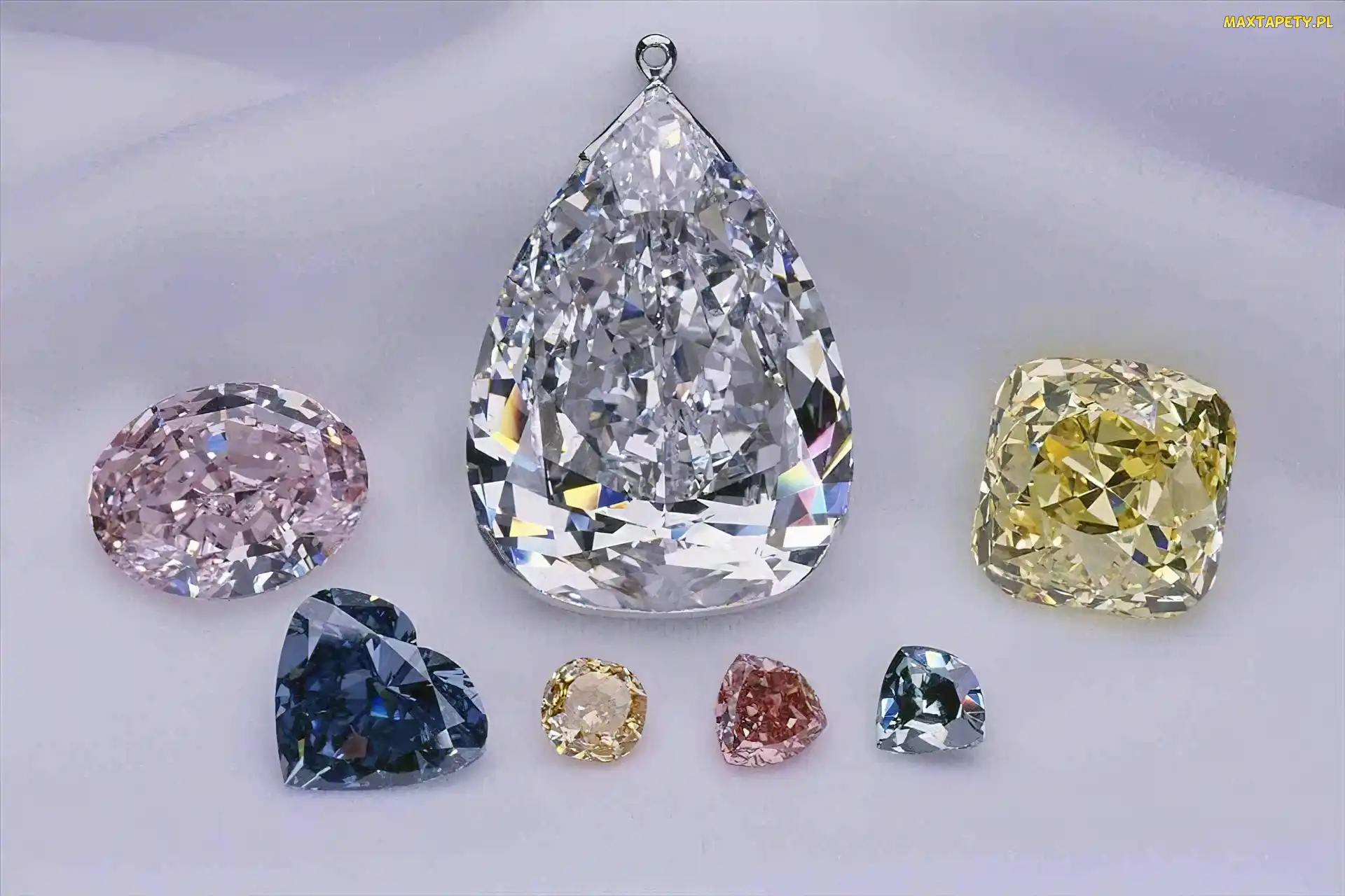 Diamenciki, Wisiorki, Kolorowe