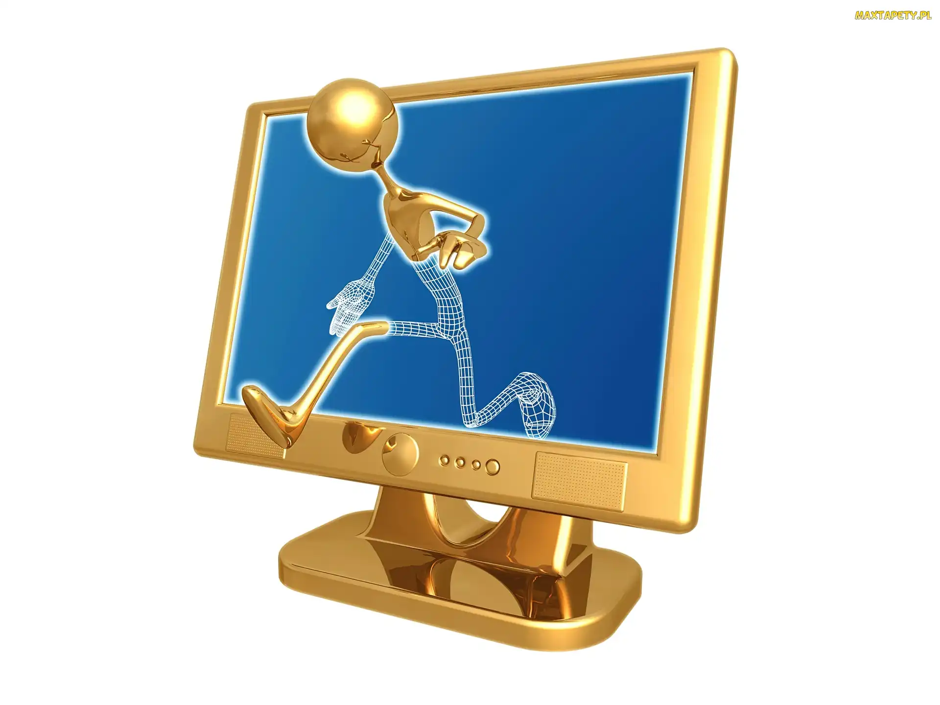 Złoty, Monitor, Ludzik