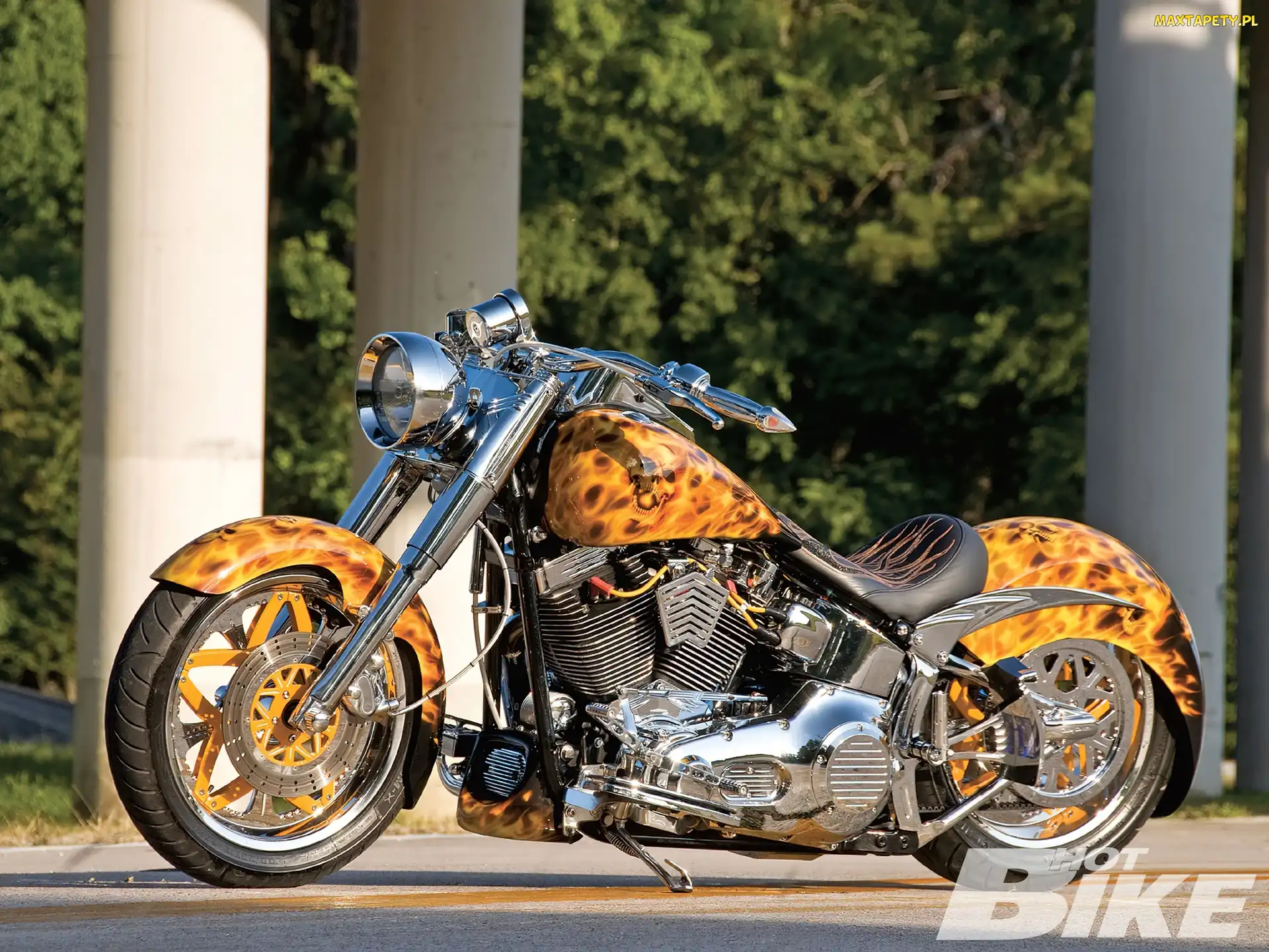 Tuning, Stylizacja, Harley Davidson Fat Boy
