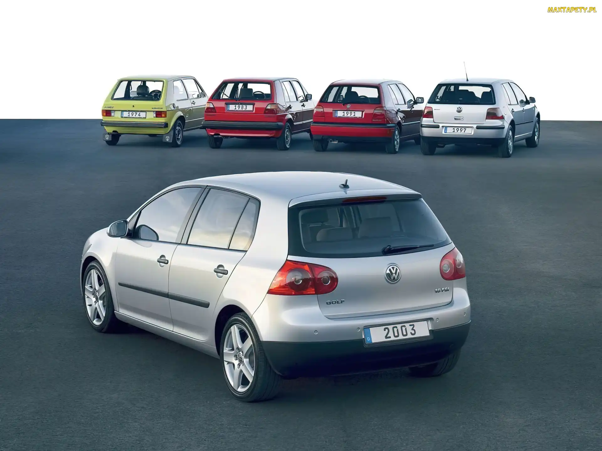 Golf 2, Golf 5, Golf 4, Golf 3, Golf 1