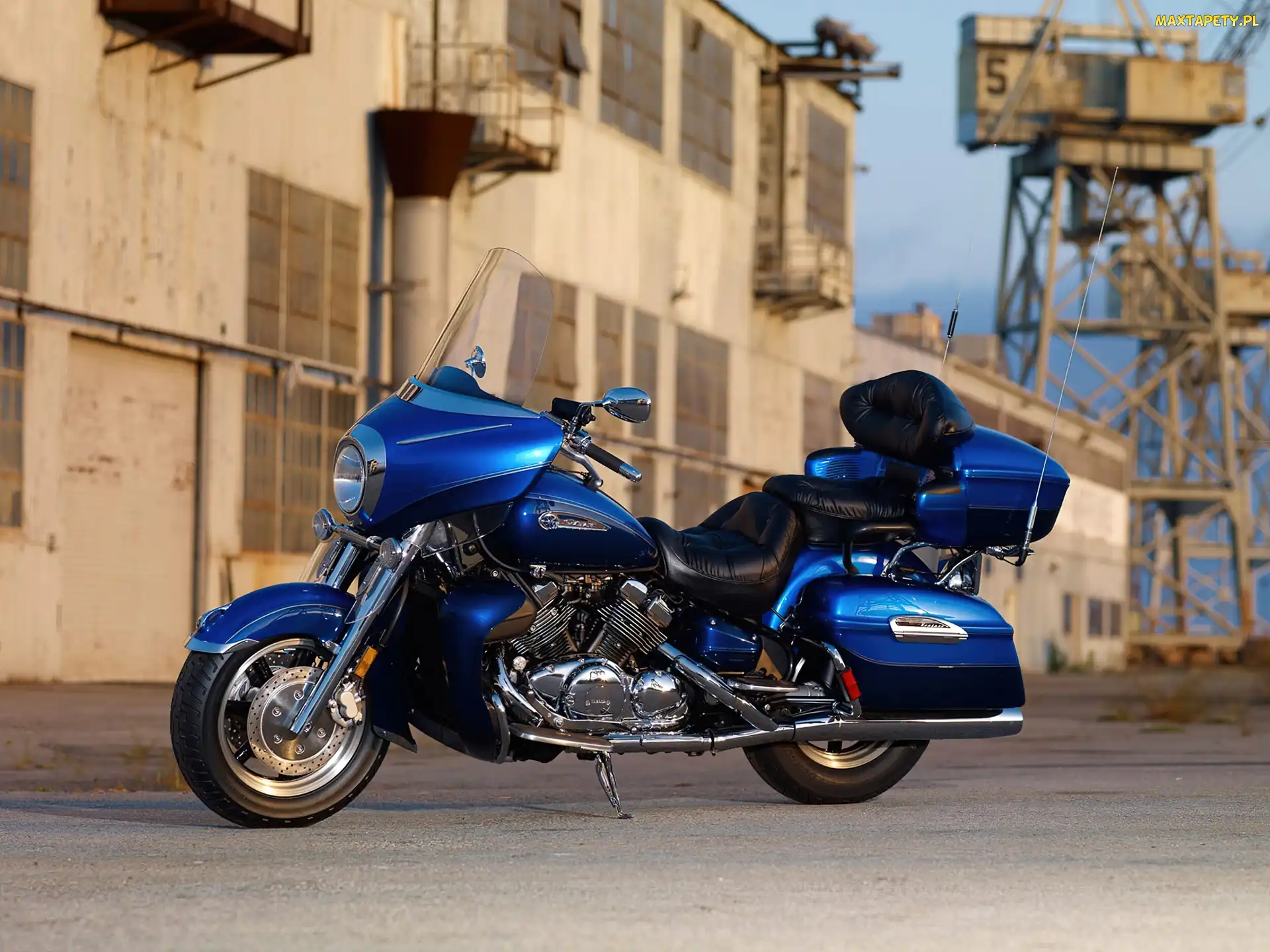 Yamaha Royal Star Venture, Chromy, Niebieska