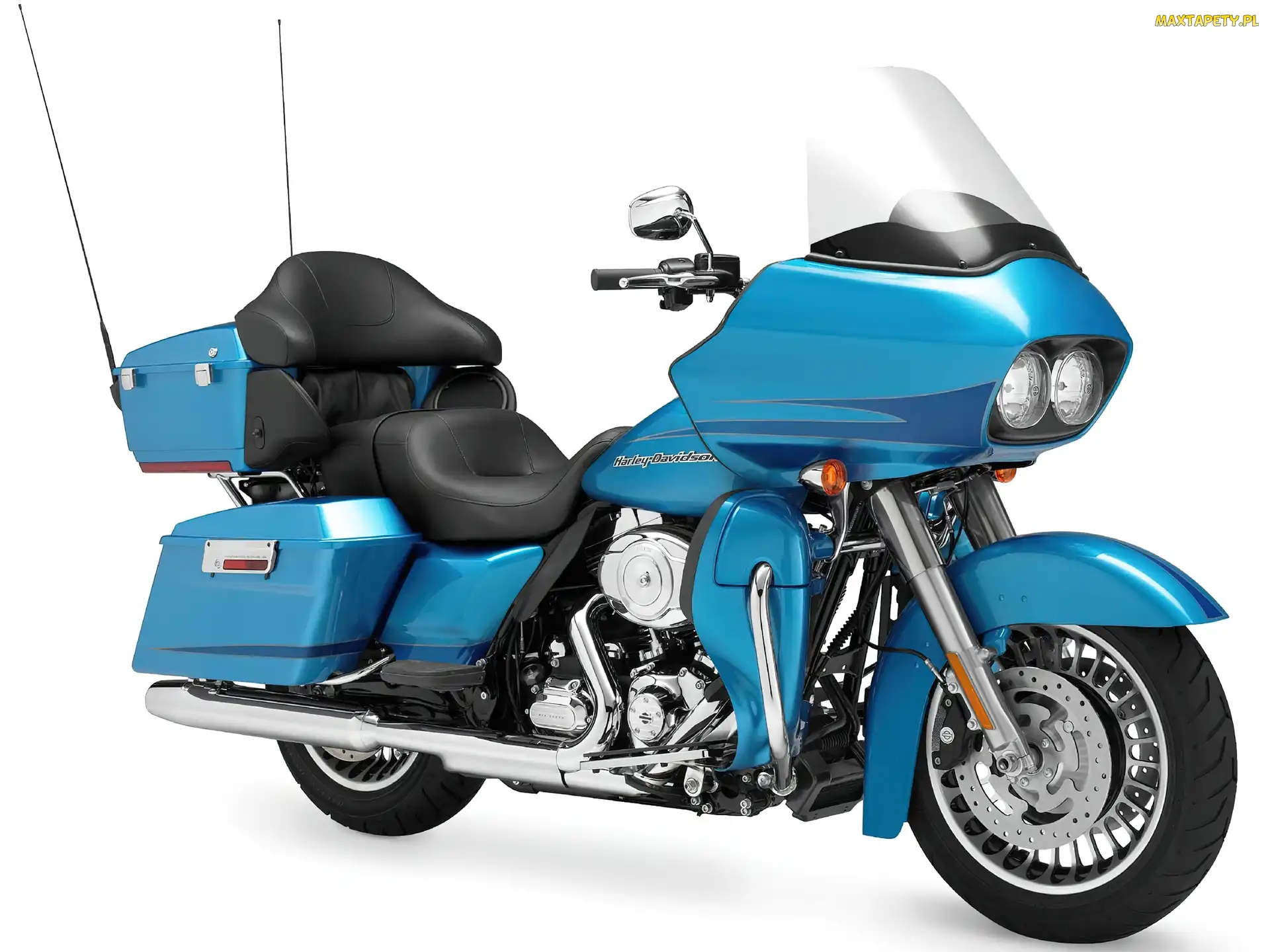 Malowanie, Harley Davidson Road Glide Ultra, Niebieskie