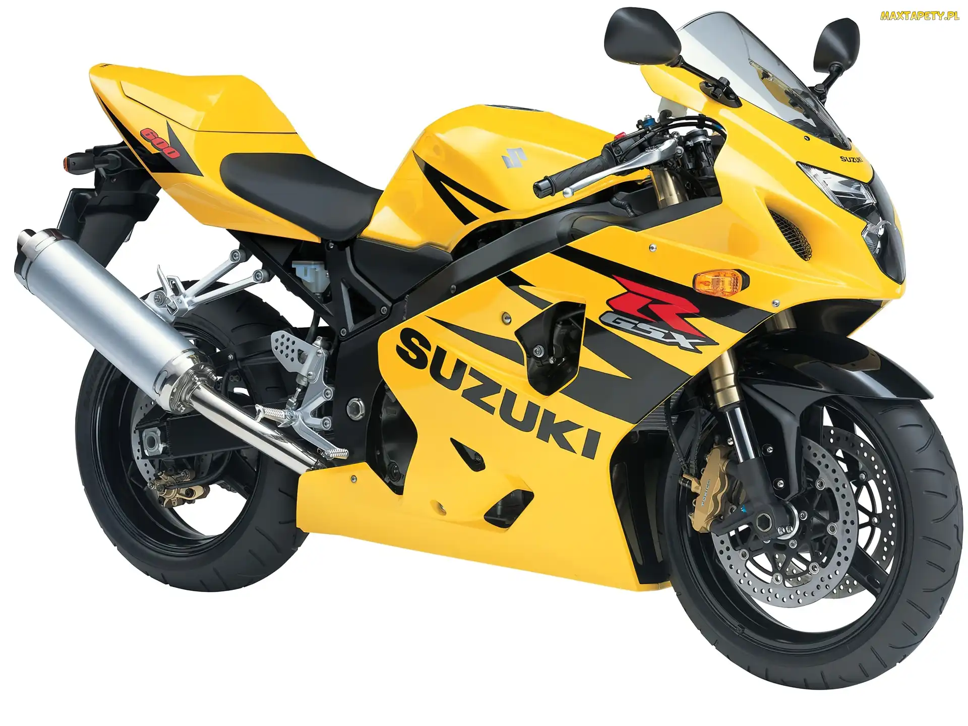 Żółte, Tłumik, Suzuki GSX-R600