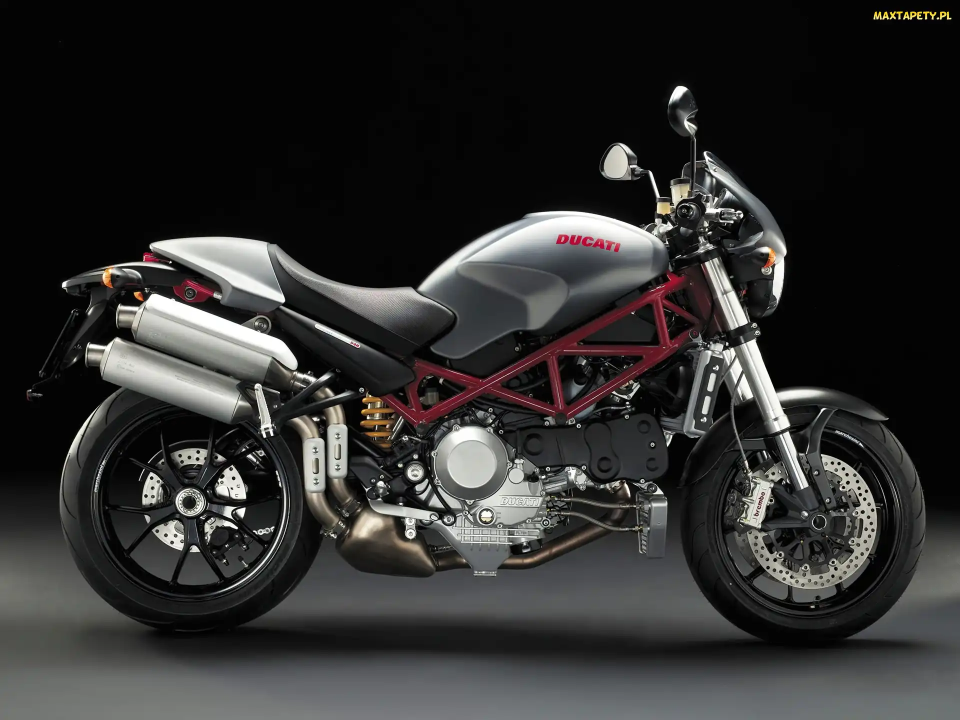 Czerwona, Rama, Ducati Monster S4R