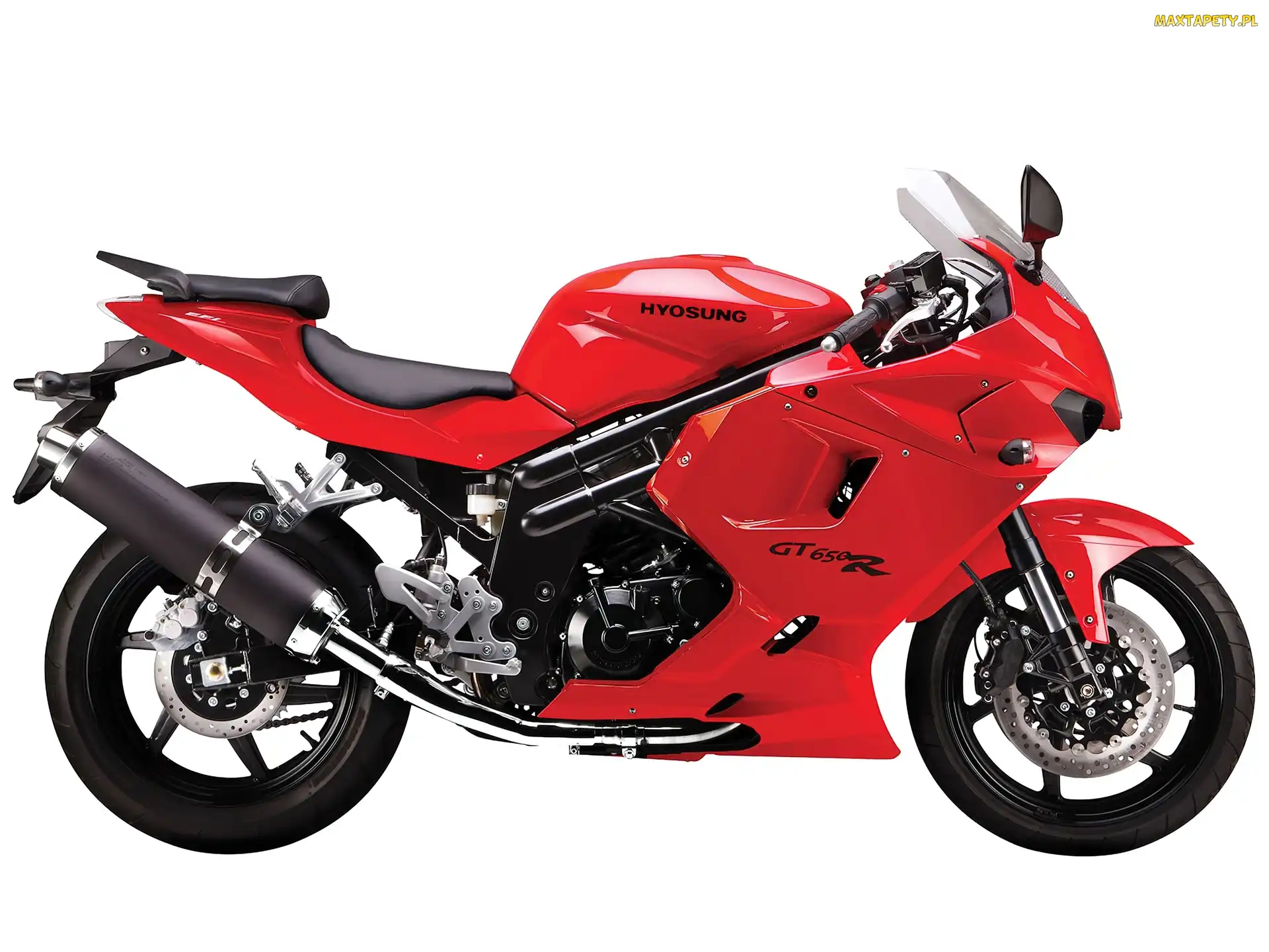 Czerwony, Owiewki, Hyosung GT650R EFI