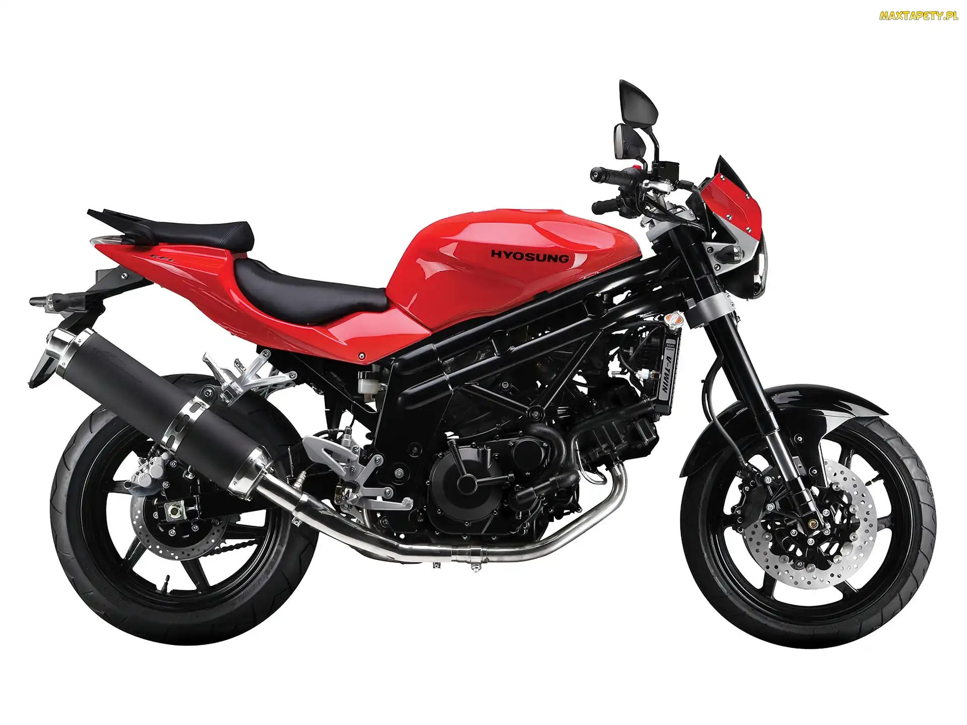Felgi, Rama, Hyosung GT650 EFI, Czarna