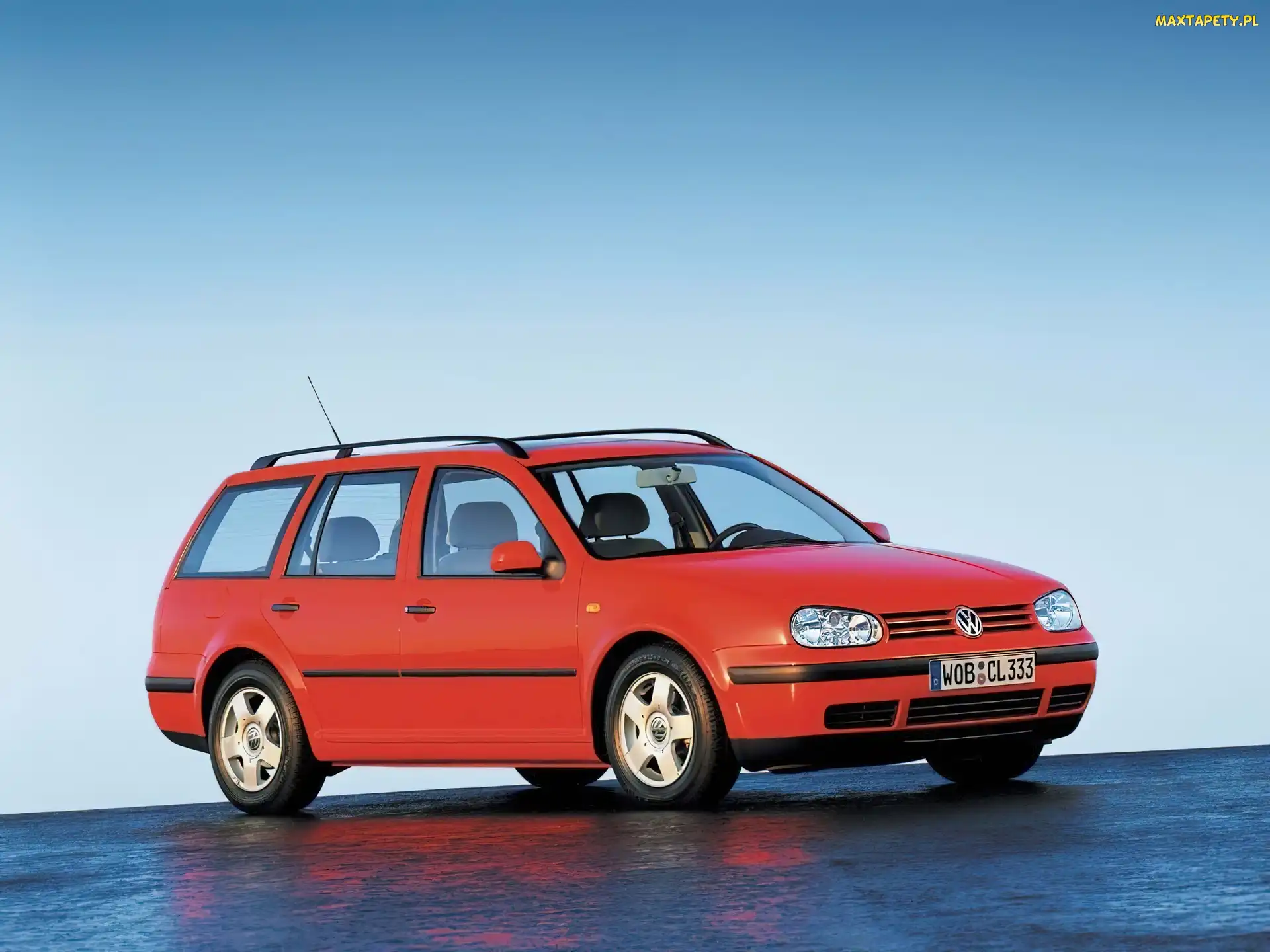 Czerwone, Kombi, Golf 4