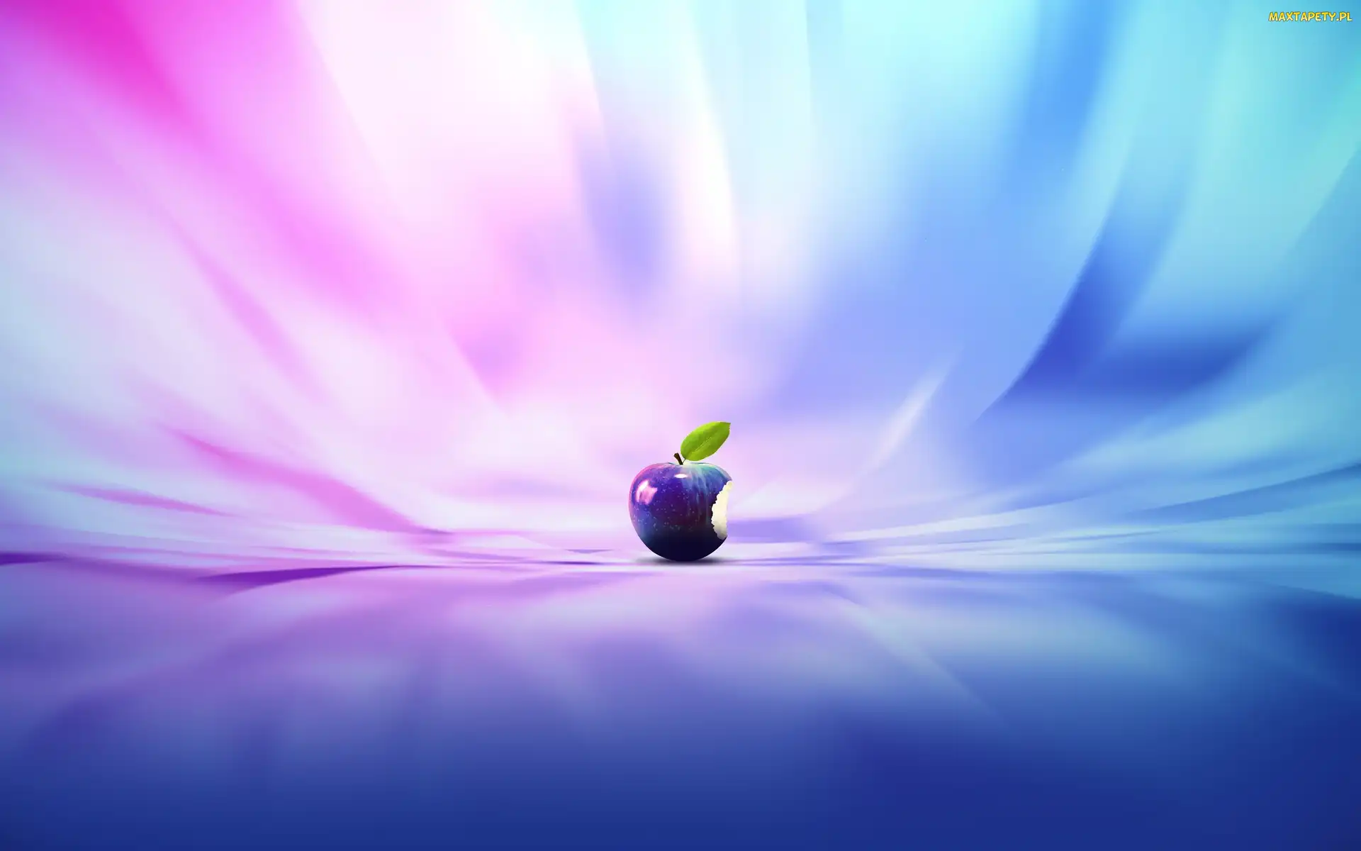 Niebieskie, Apple, Jabłko