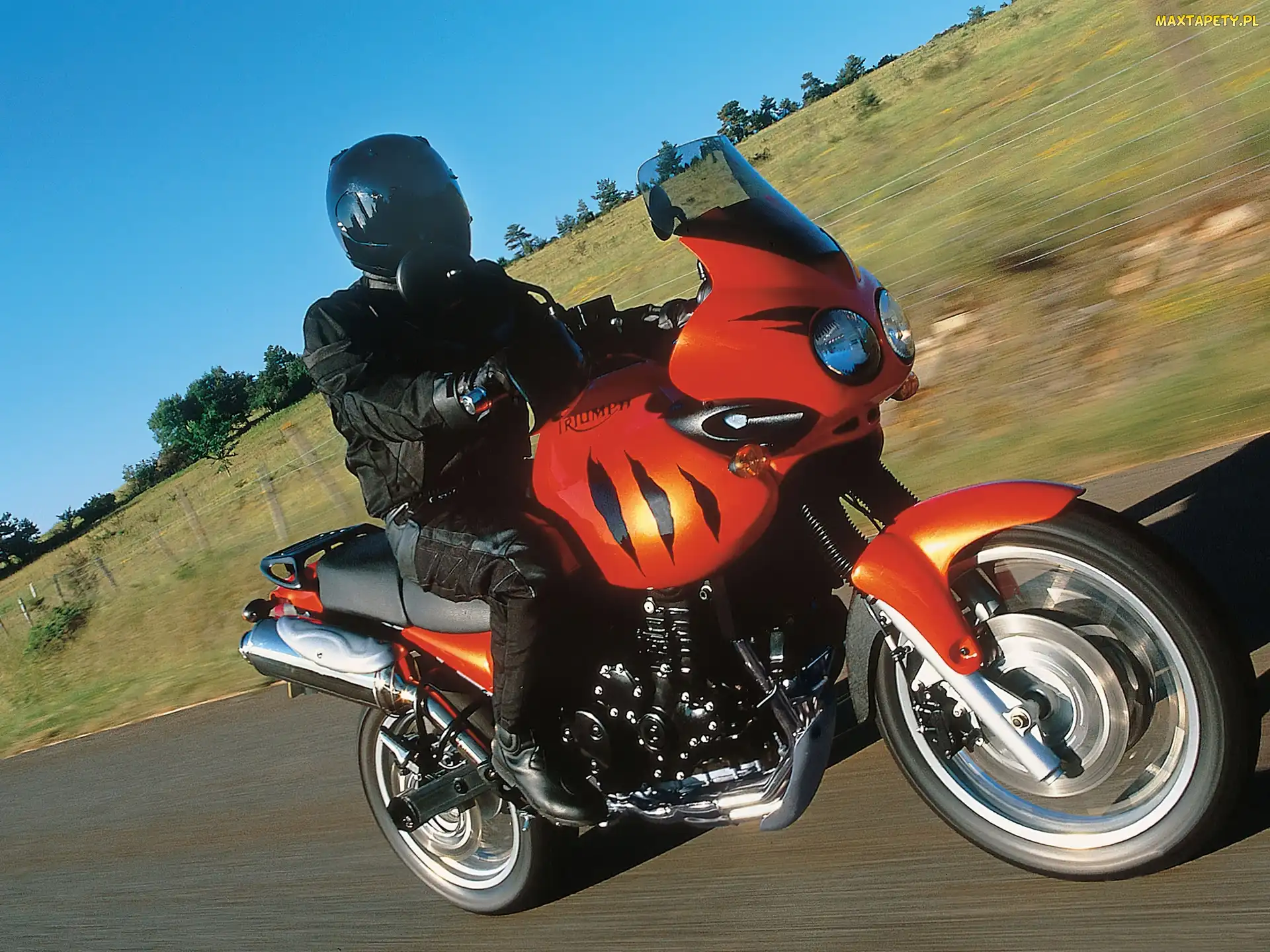 Właściwości, Jezdne, Triumph Tiger 955i