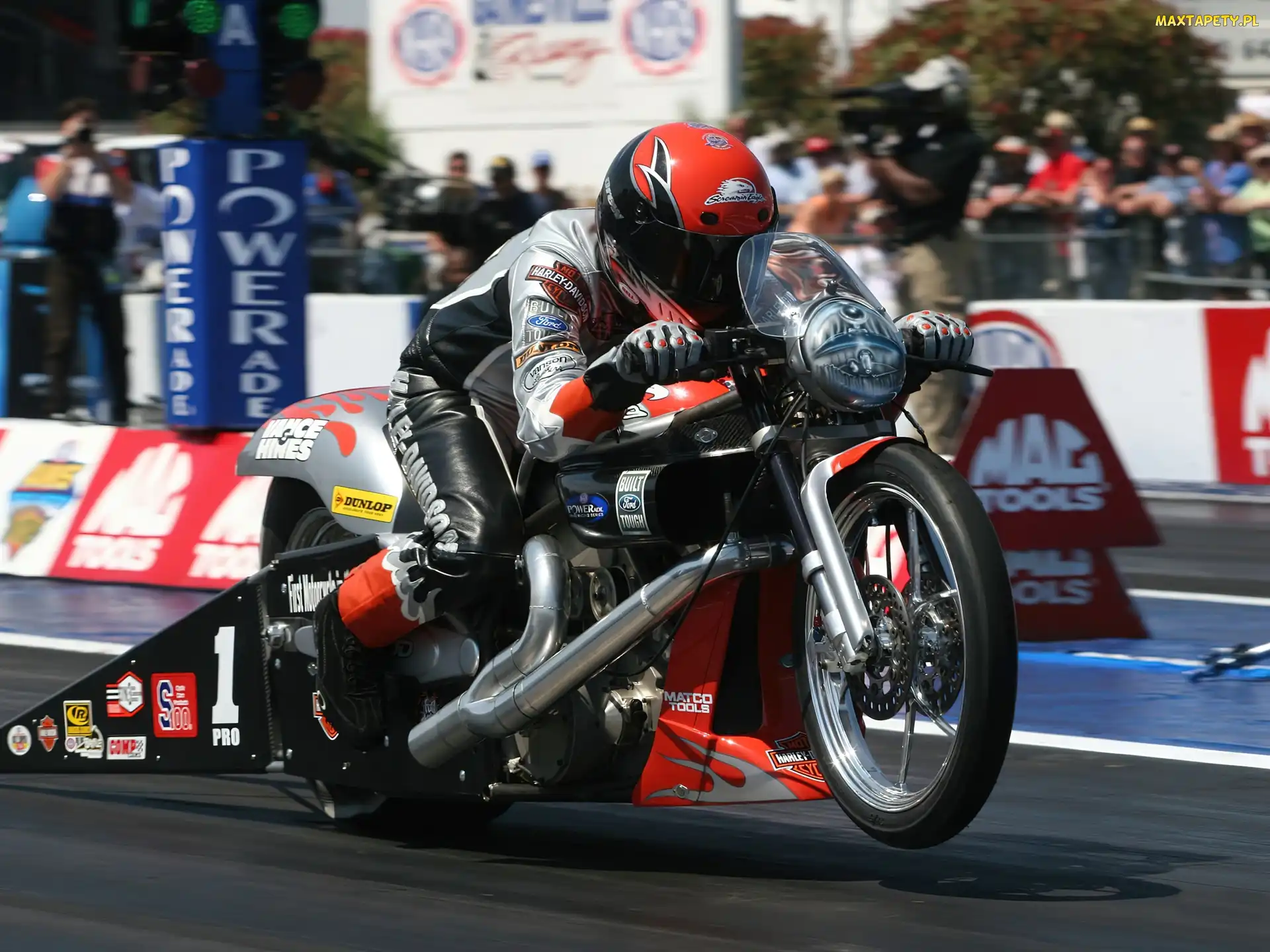 Wylot, Spalin, Harley Davidson V-Rod Muscle Drag