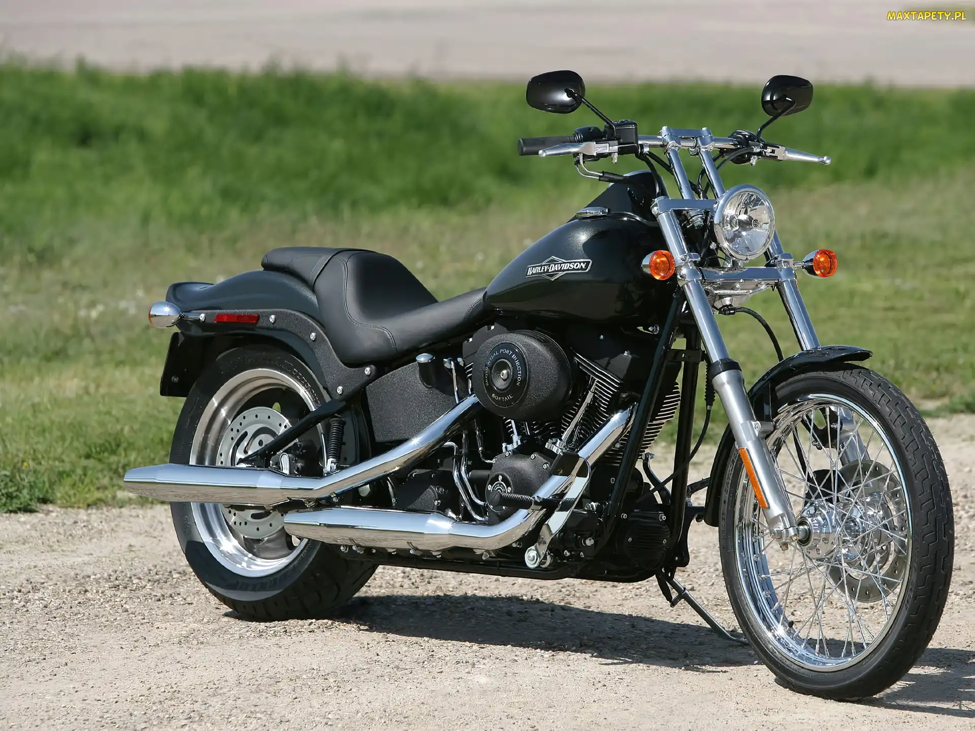 Mat, Harley Davidson Softail Night Train, Czarny