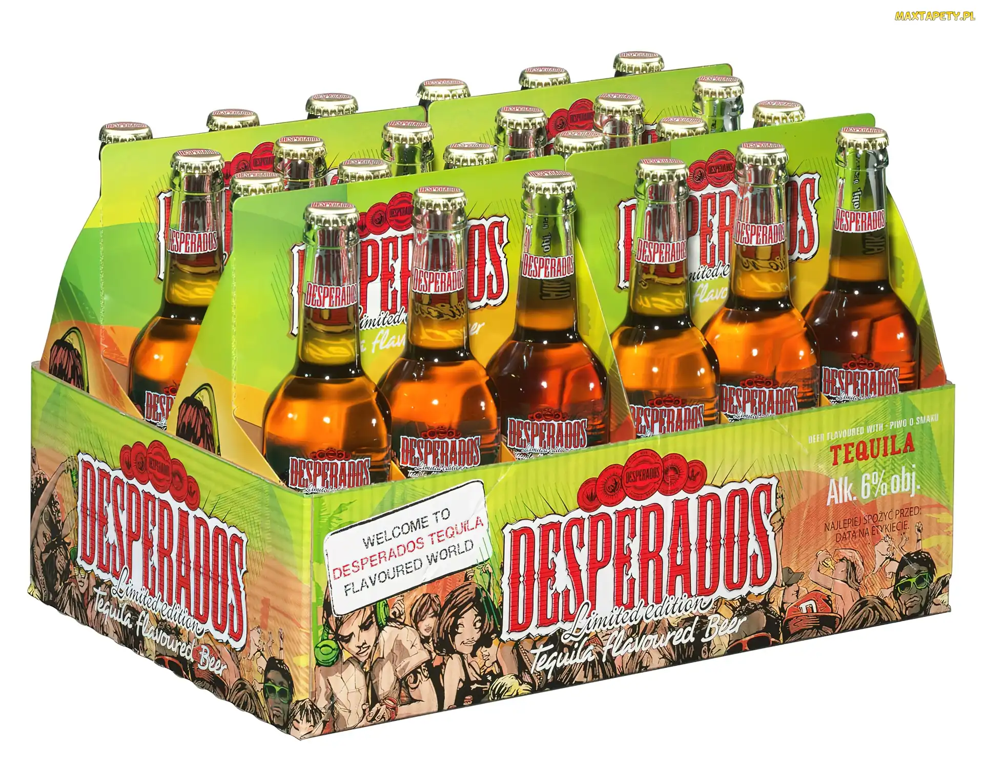 Karton, Desperados, Piwa