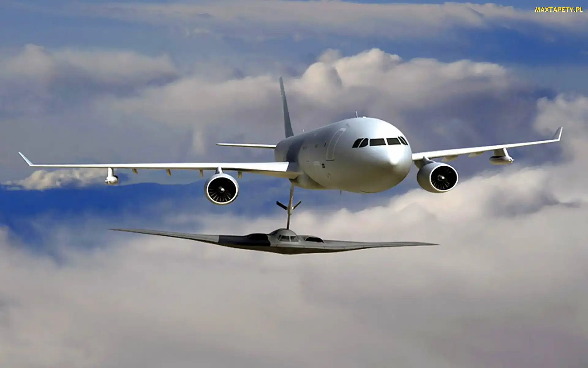 B-2, Odrzutowiec, Airbus A330 MRTT, Tankowanie