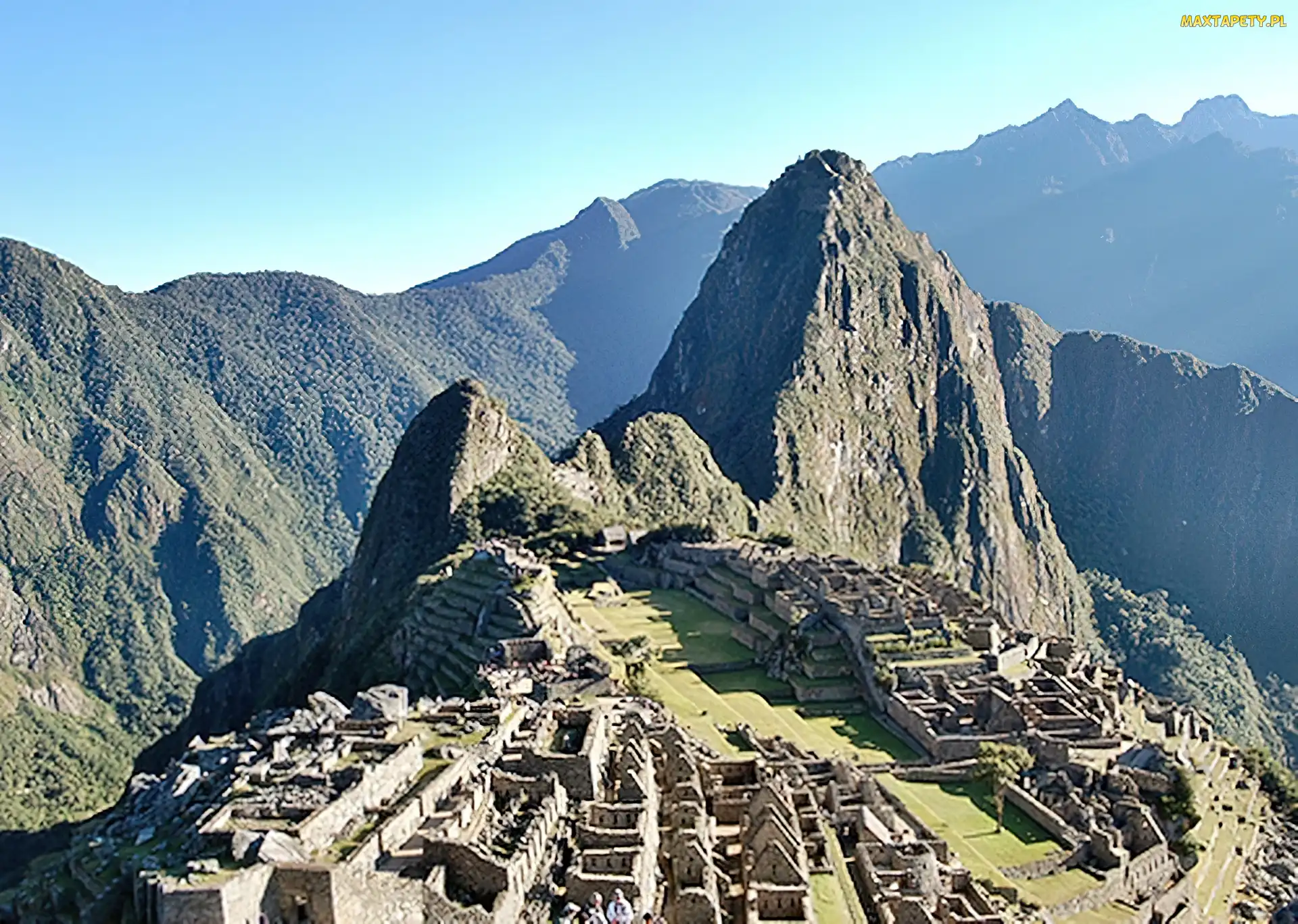 Góry, Ruiny, Peru, Machu Picchu