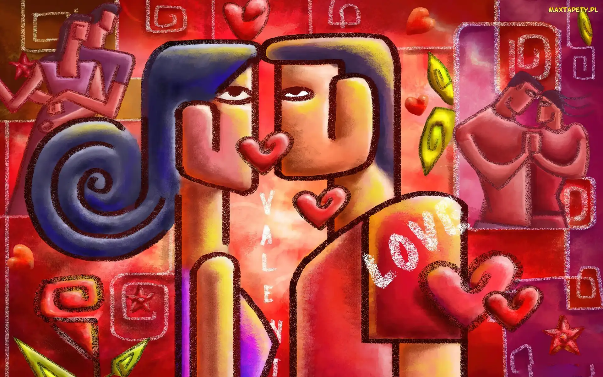 Miłość, Grafika, Para