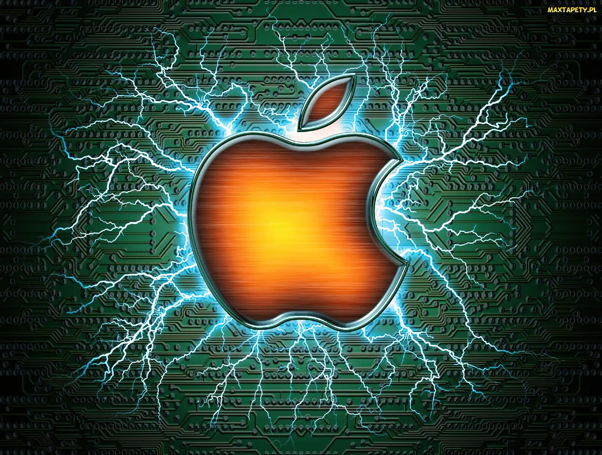 Logo, Apple, Komputerowe