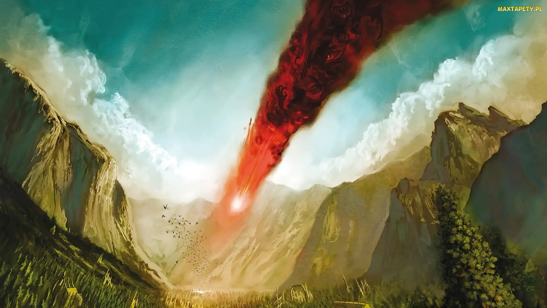 Ziemia, Grafika, Meteoryt