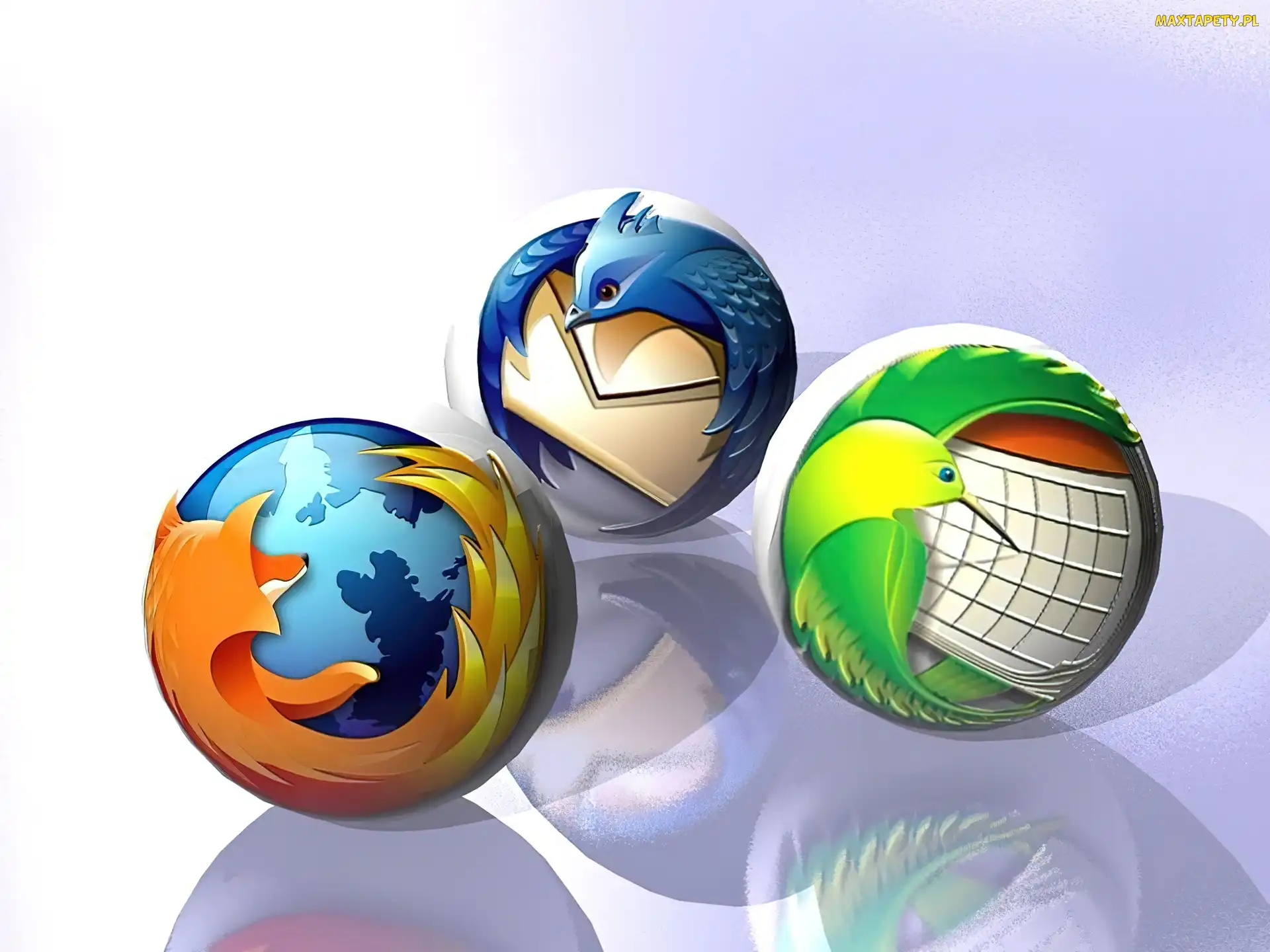 Poczta, Przeglądarka, Symbole, FireFox