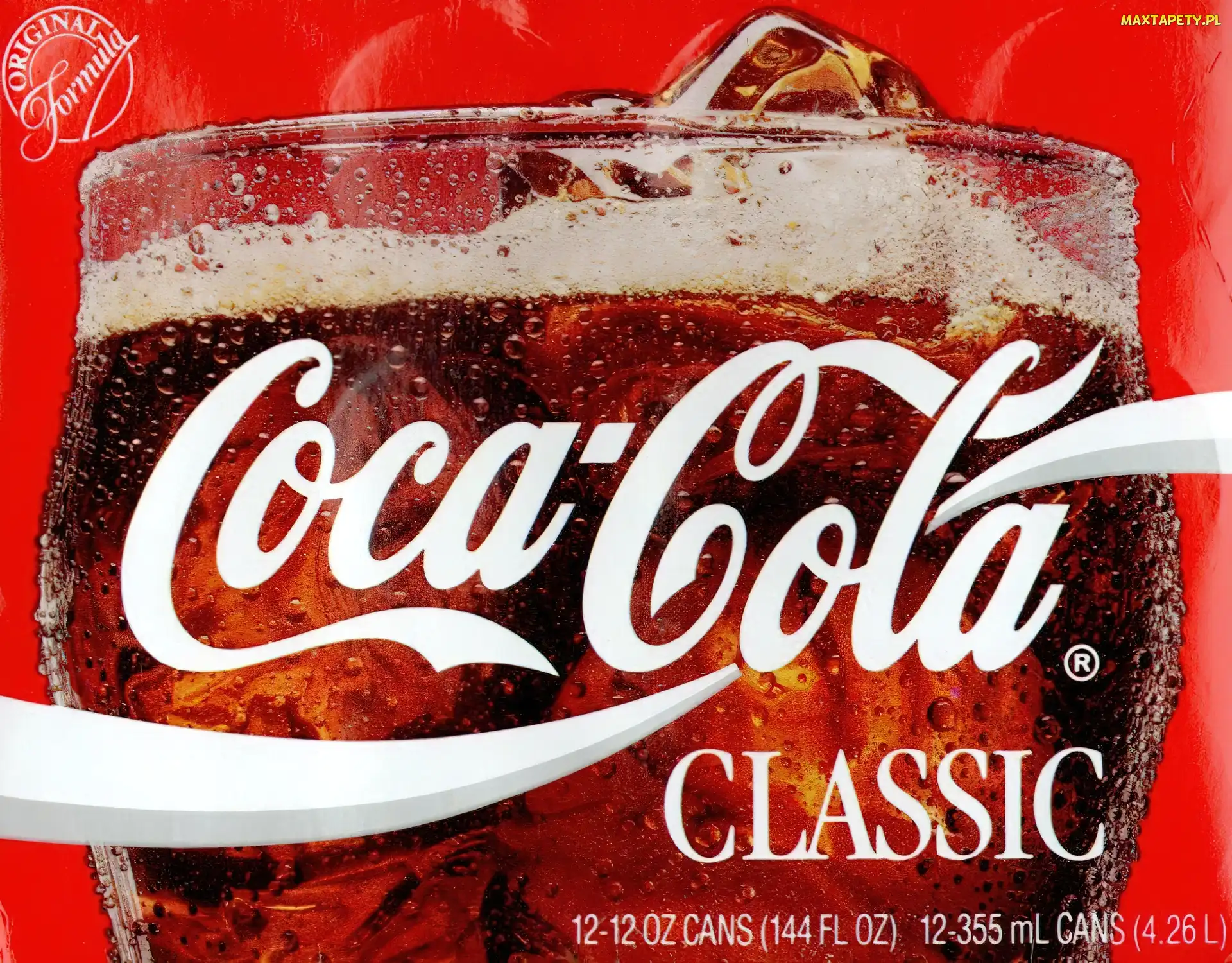Logo, Coca-Coli, Szklanka