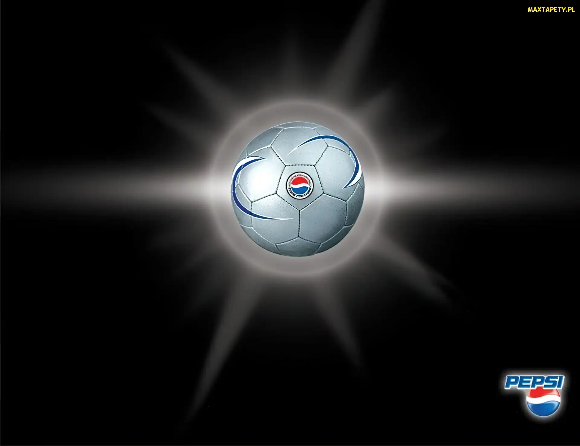 Pepsi, Tło, Czarne, Piłka, Logo