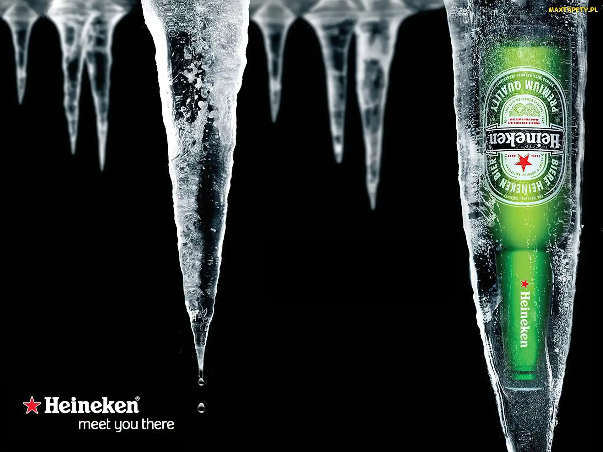 Butelka, Lodu, Sople, Heineken