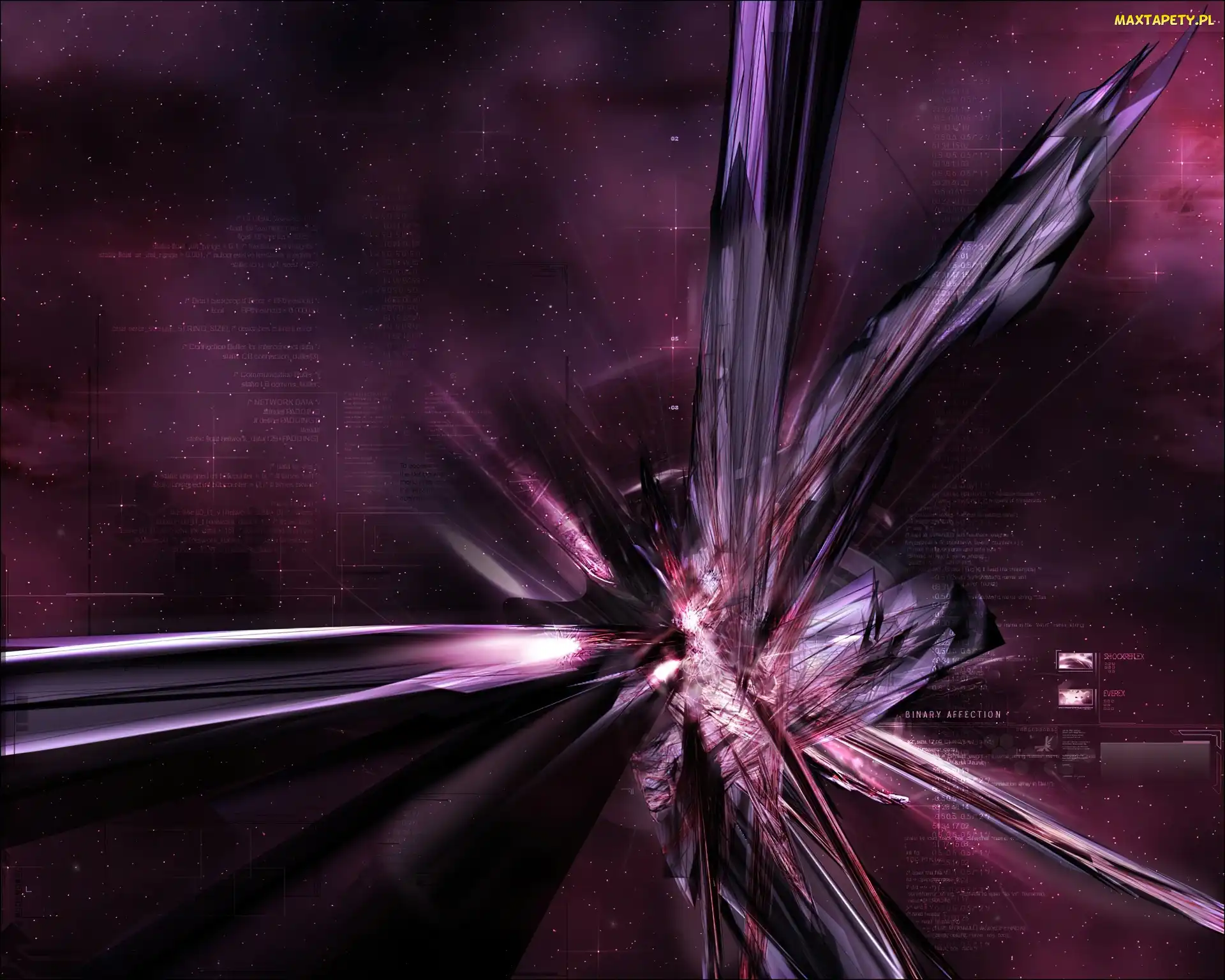 Kształty, Technologia, Purpurowe