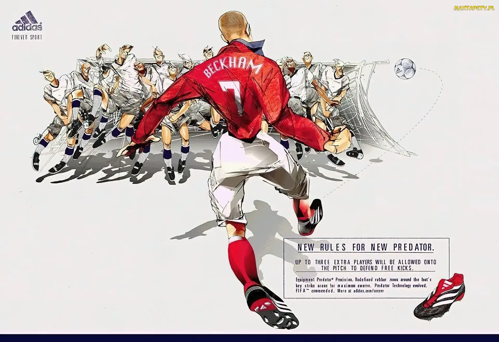 Kibice, David Beckham, Logo, Adidas