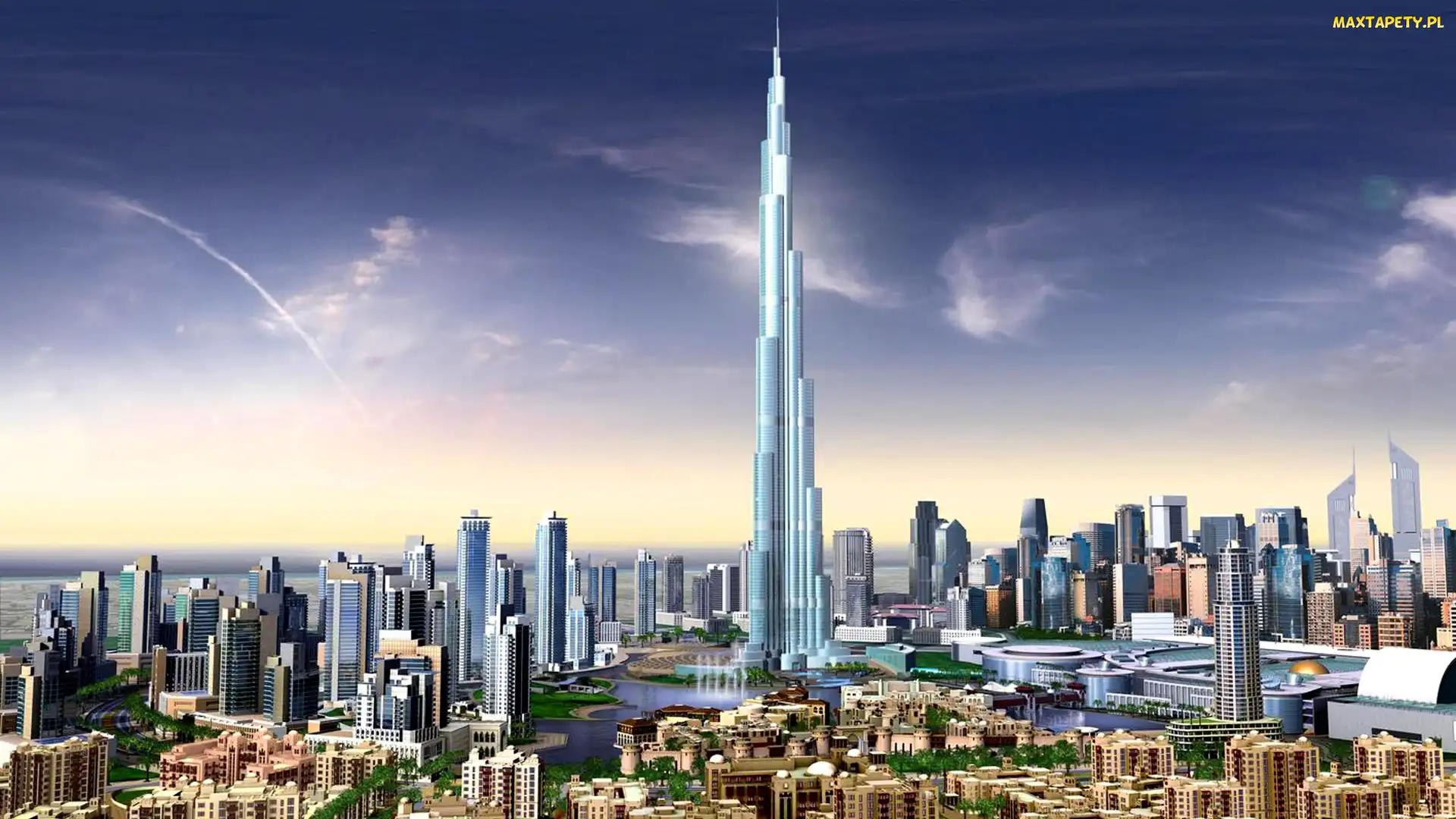 Burj Khalifa, 828m, Dubaj