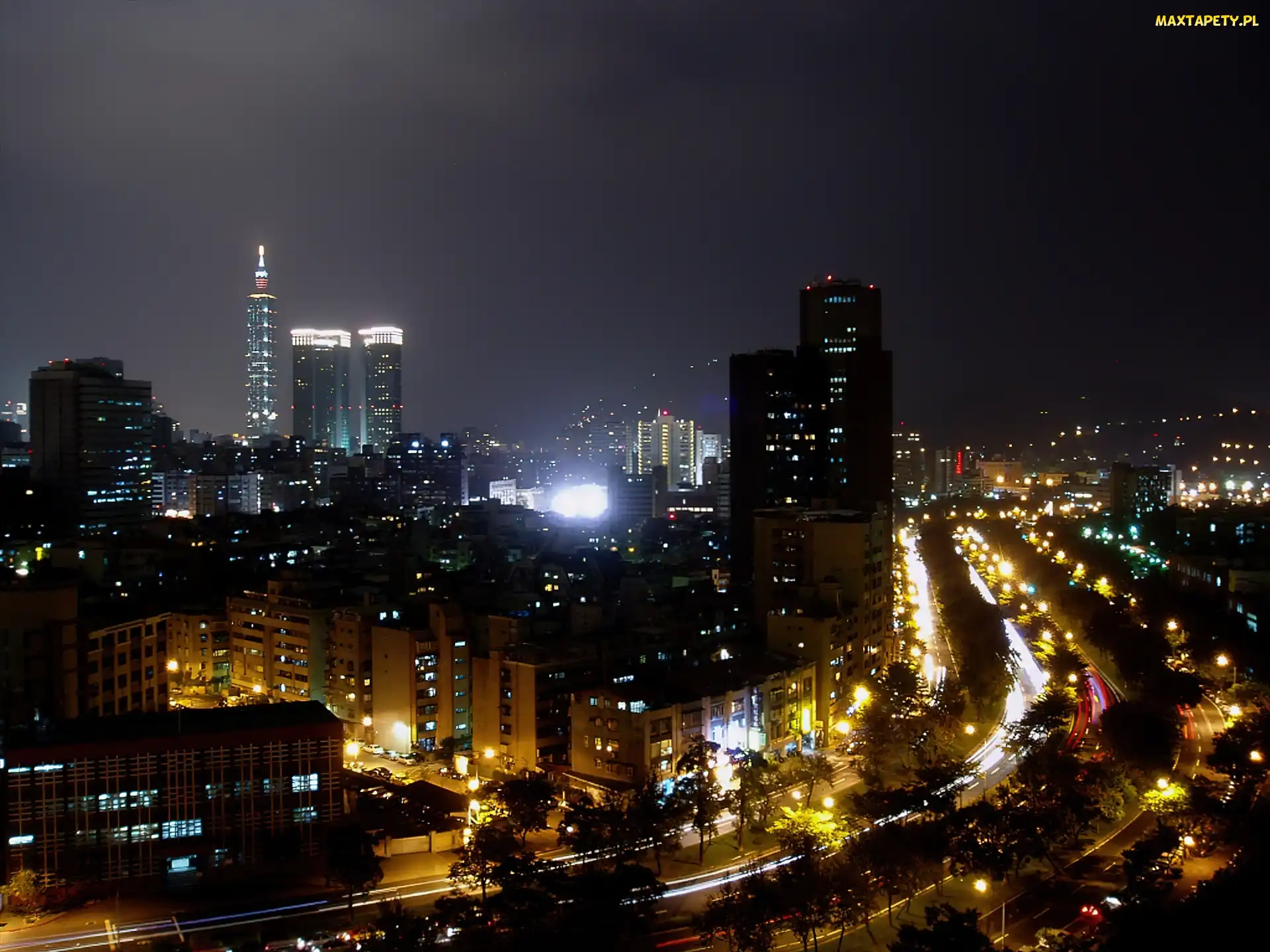 Ulica, Noc, Taipei