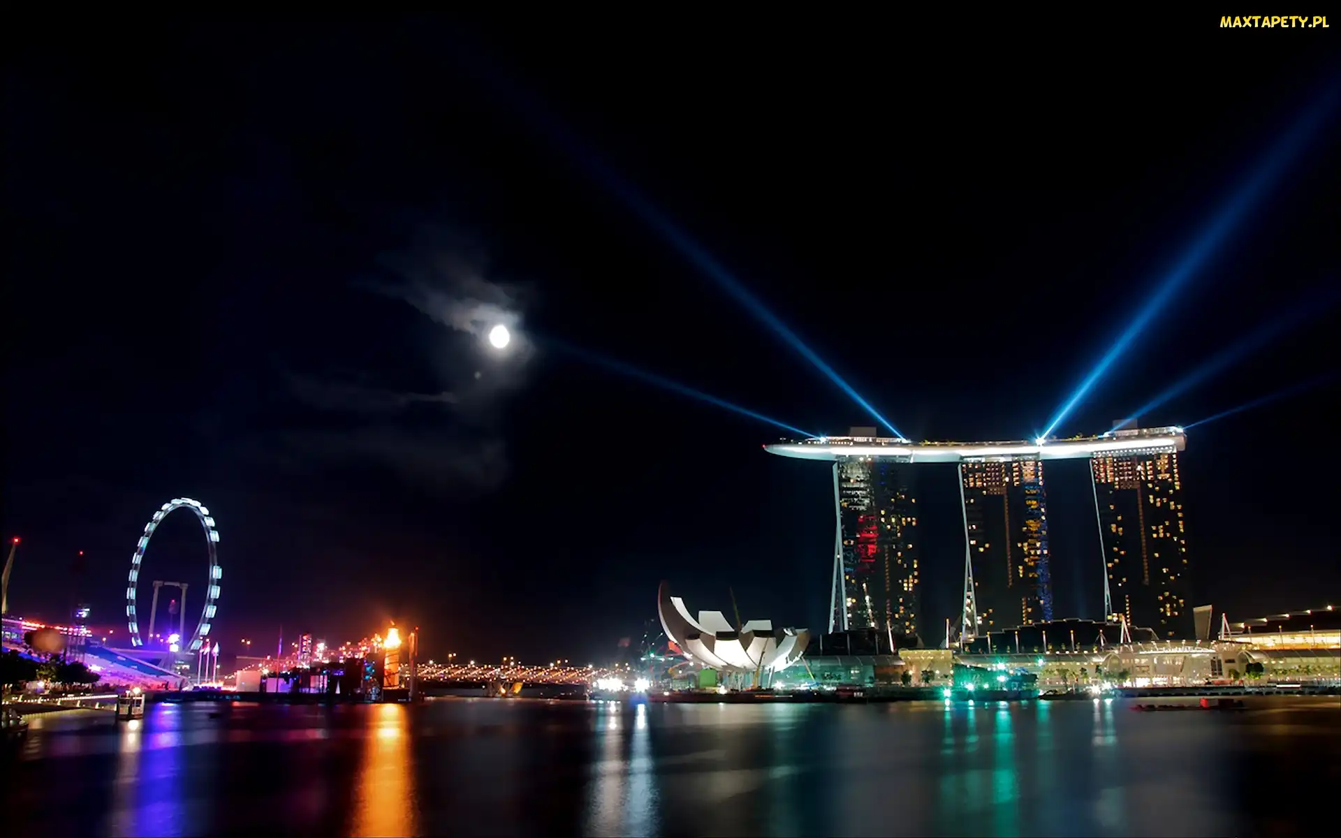 Singapur, Księżyc, Marina Bay Sands