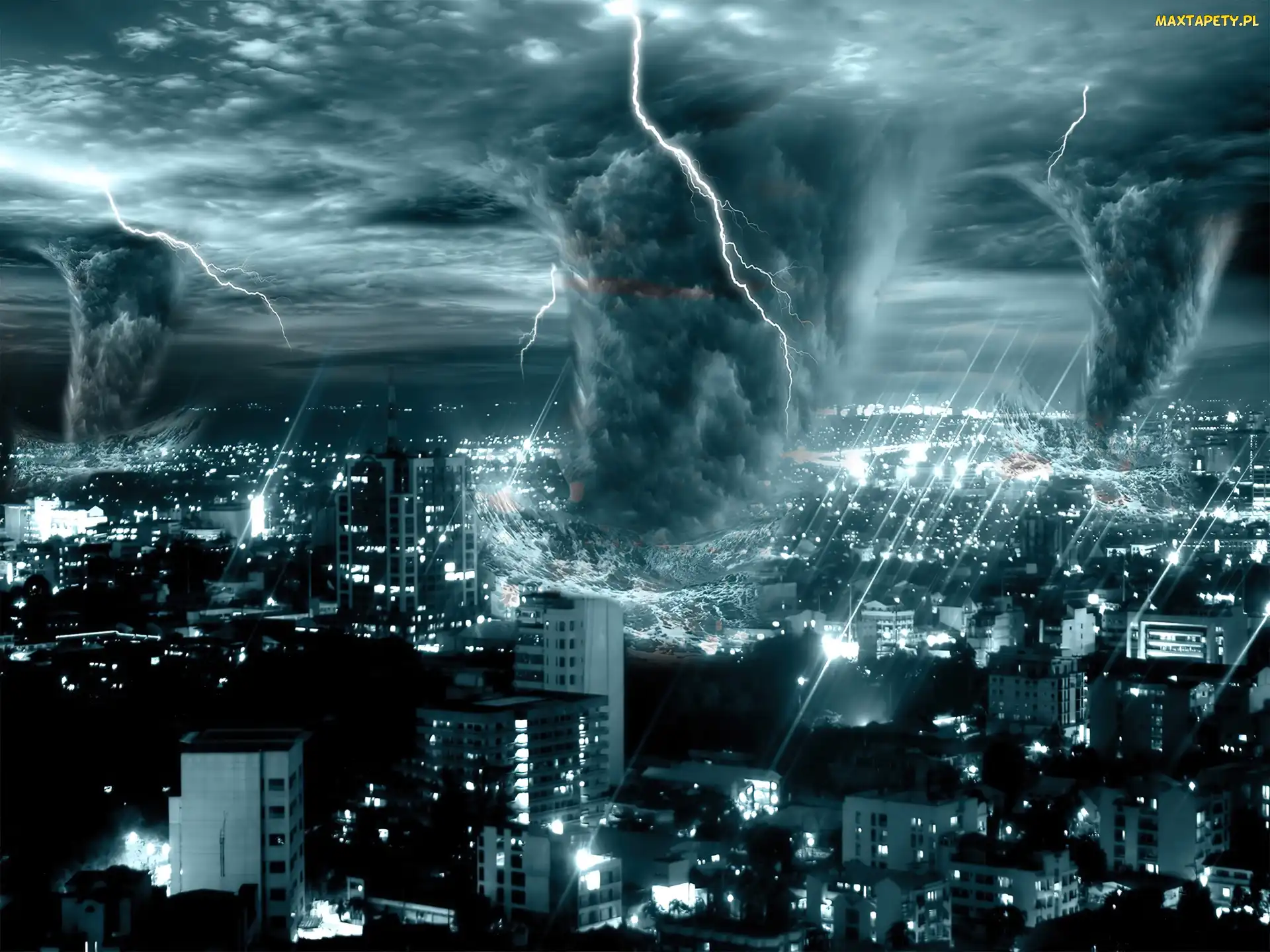 Pioruny, Tornada, Misto