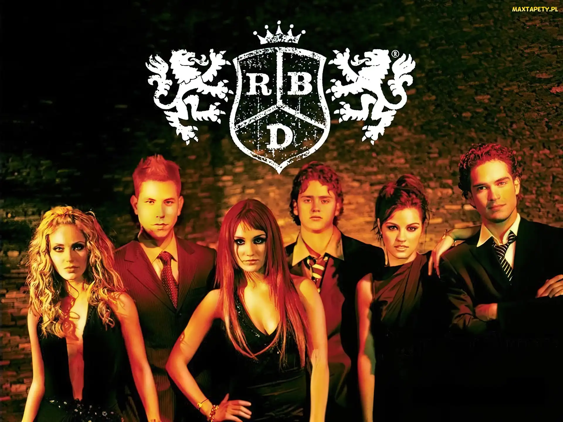 Ucker, Anahi Portilla, Dulce Maria, Poncho, Alfonso Herrera, Maite Perroni, Christpher Uckermann