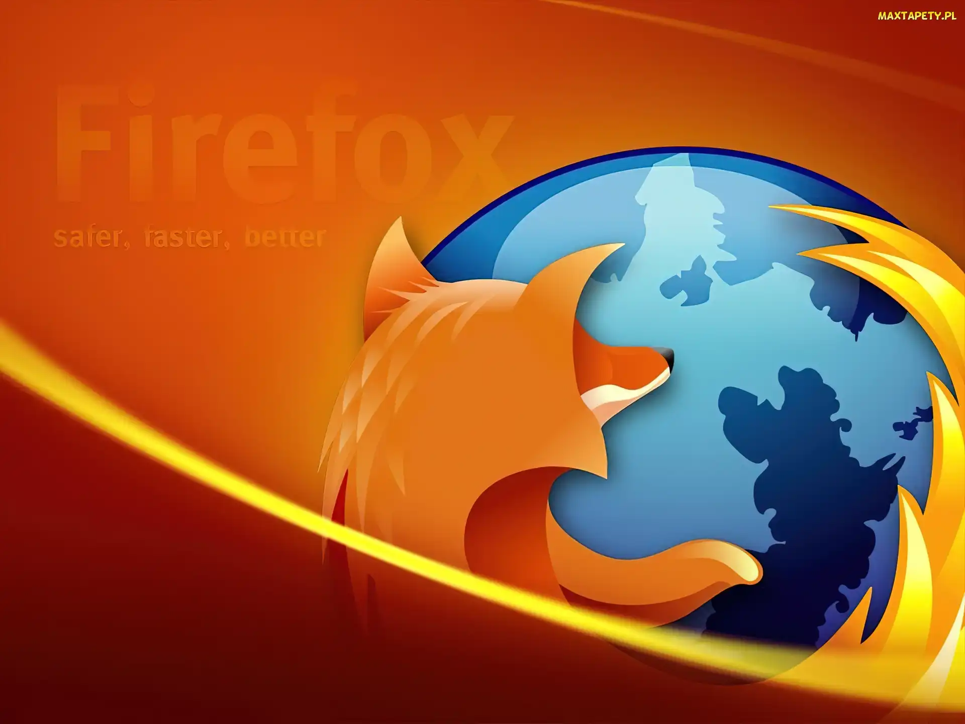 Tło, Firefox, Pomarańczowe