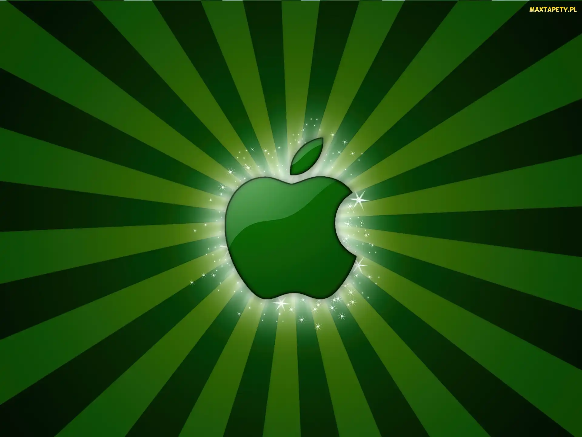 Zielone, Apple, Świecące