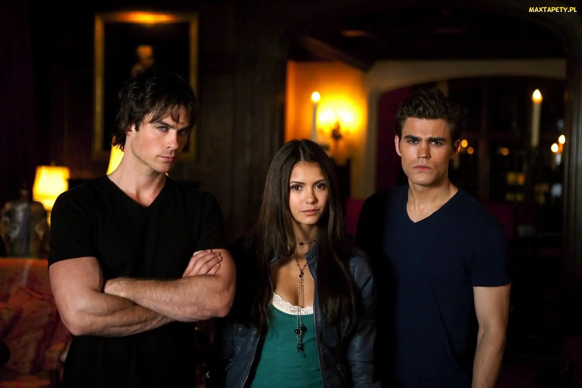Nina Dobrev, Ian Somerhalder, Aktorzy, Paul Wesley, The Vampire Diaries, Główni, Pamiętniki wampirów