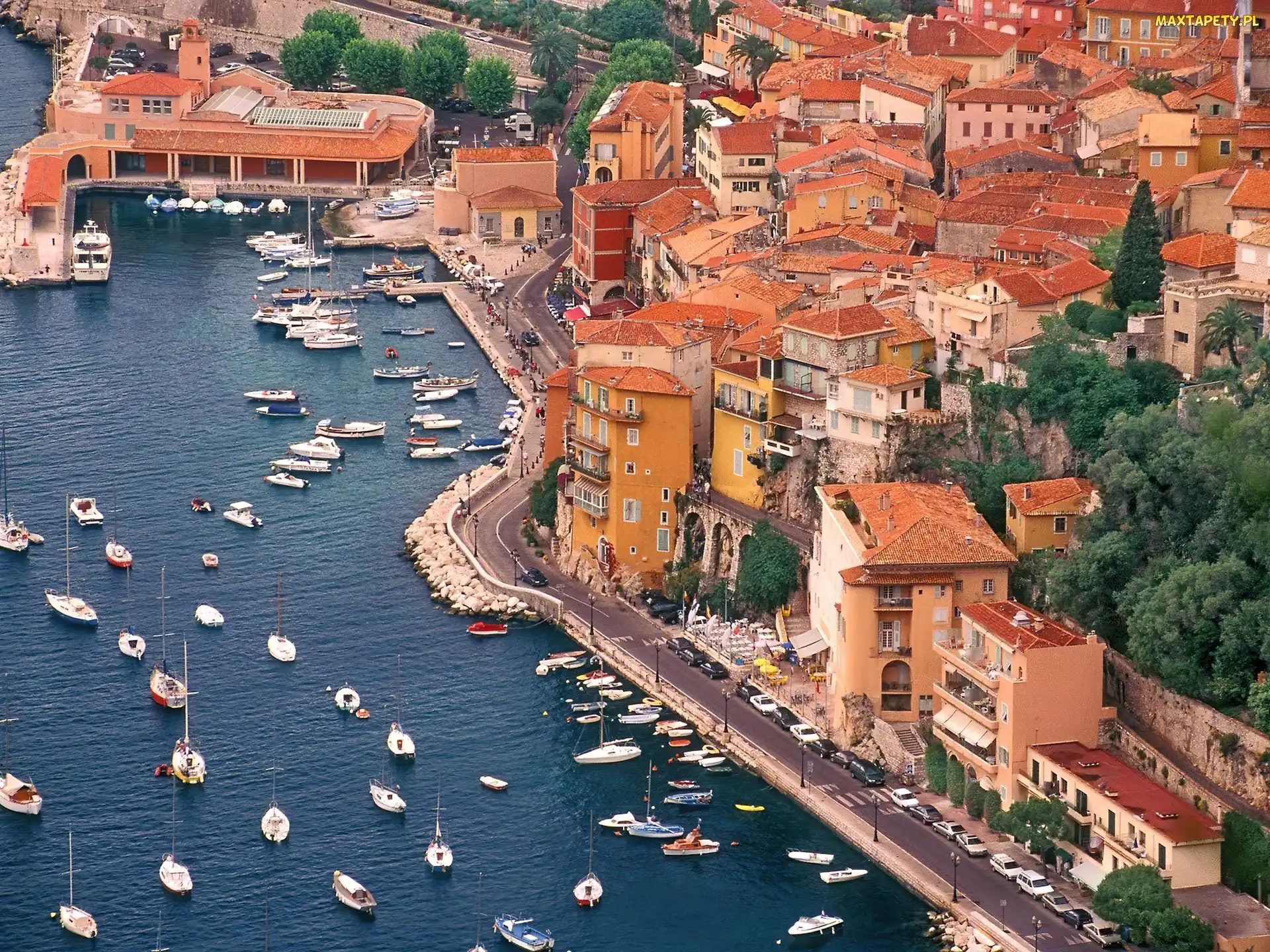 Wybrzeże, Harbor, Francja, Ville