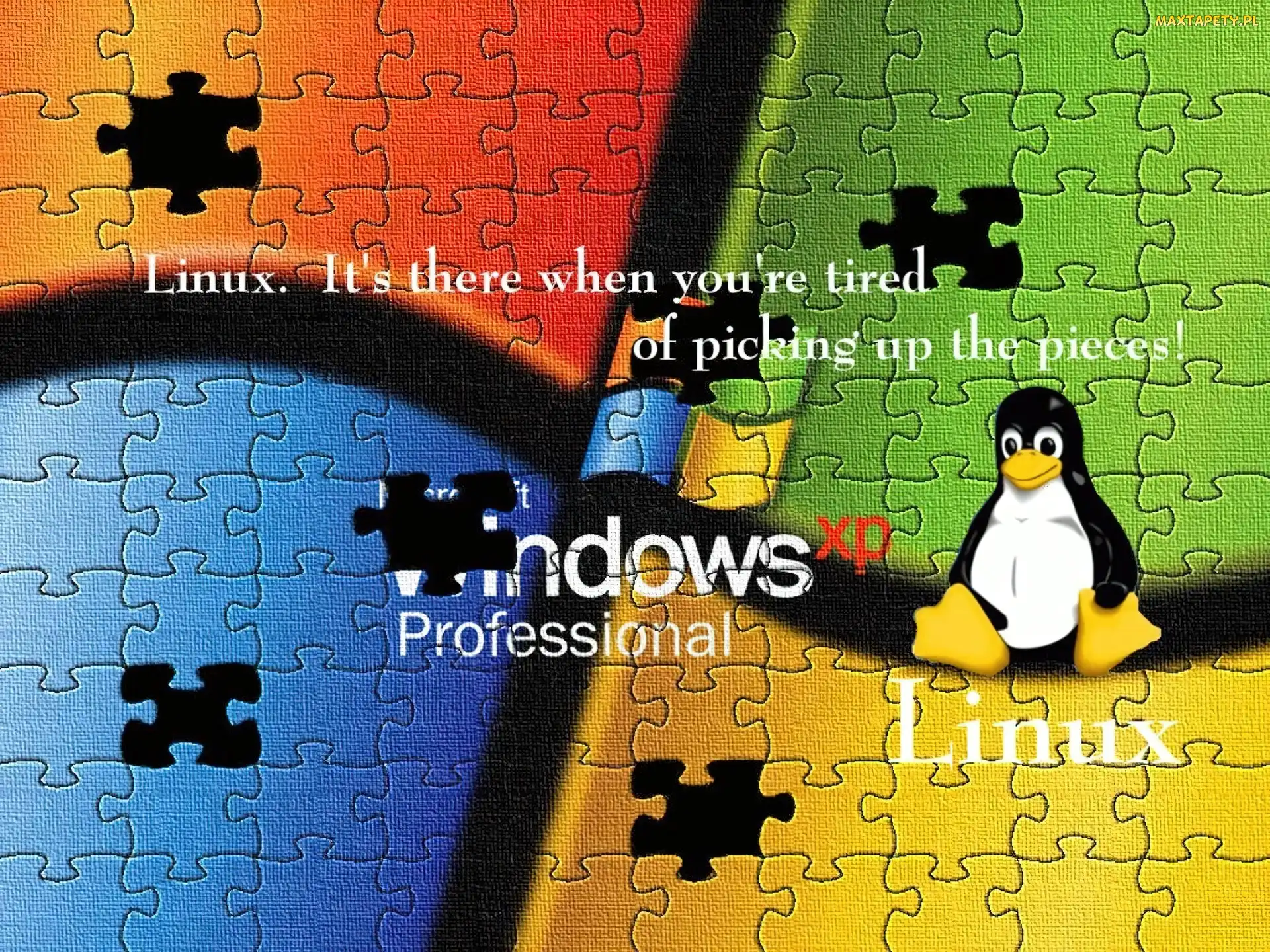 Linuxa, Puzzle, Logo