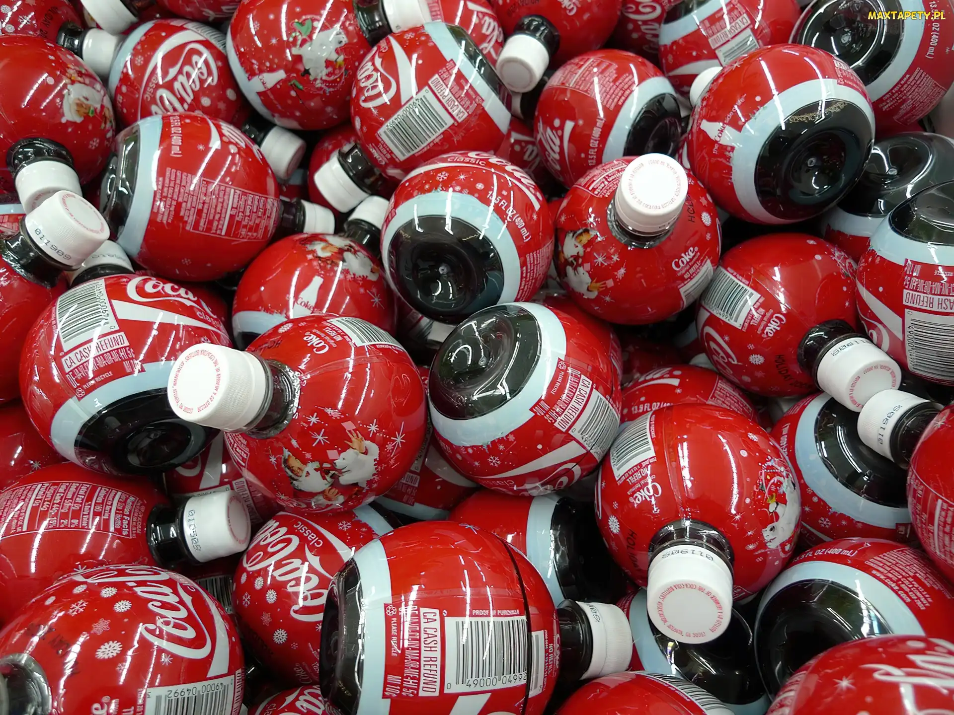 Butelki, Coca Coli, Okrągłe