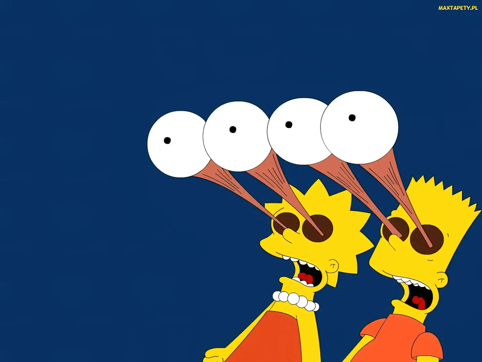 Simpsonowie, Oczy, Lisa, Bart, The Simpsons